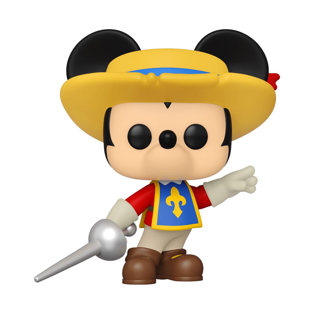 mickey mouse - mickey musketeer pop! vinyl (sdcc21)