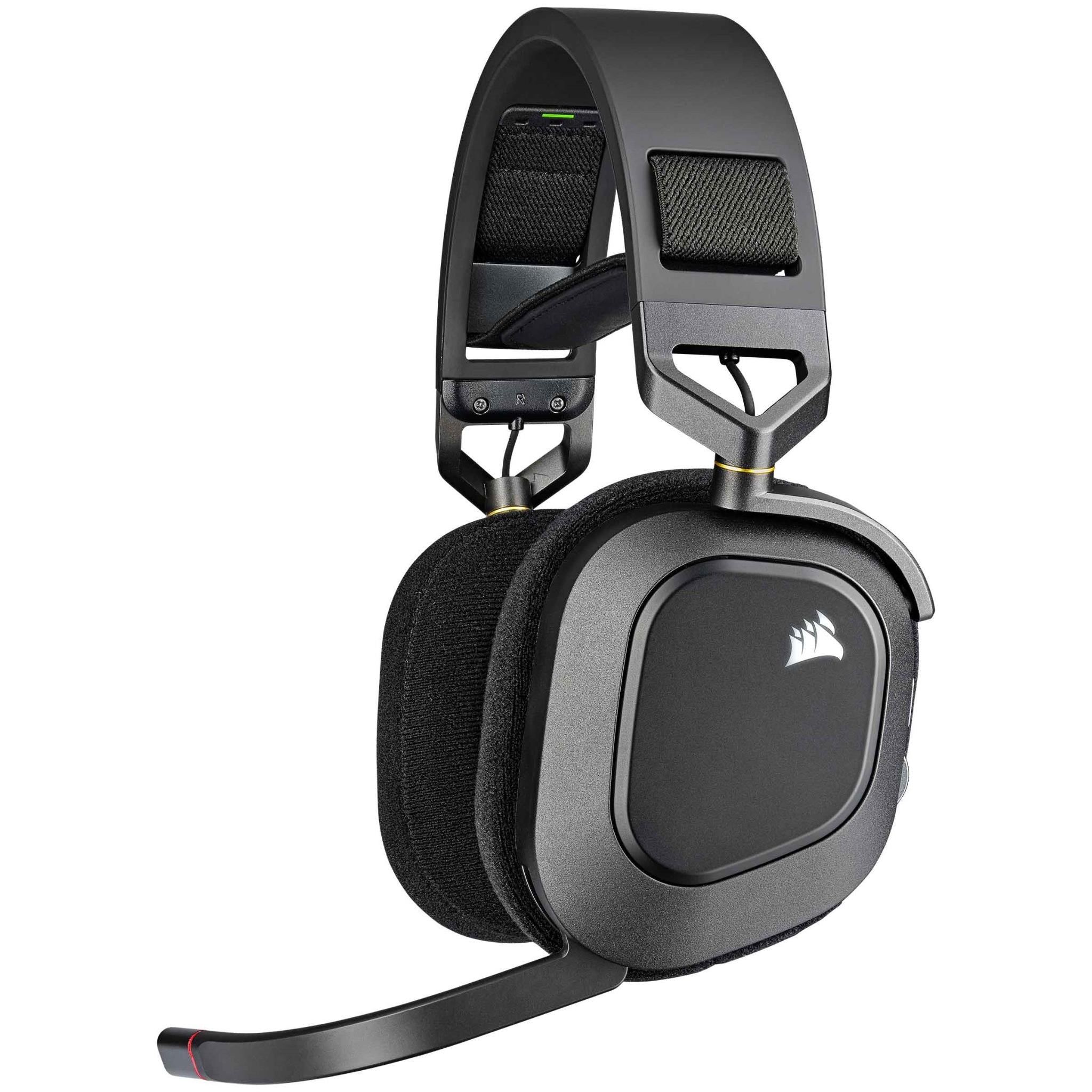 corsair hs80 rgb premium wireless gaming headset (carbon)
