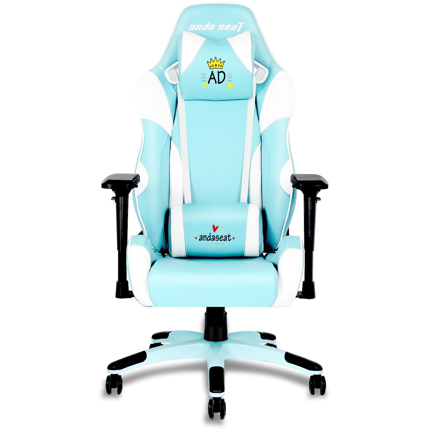 anda seat soft kitty gaming chair (blue/white)