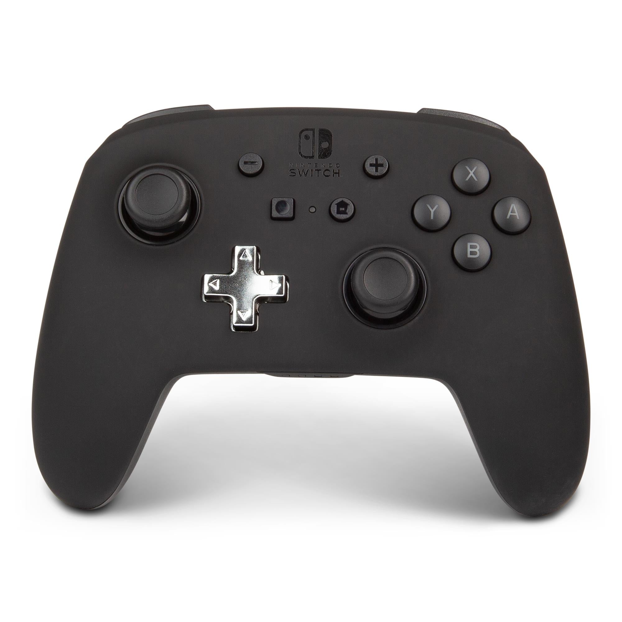 powera enhanced wireless controller for nintendo switch (core black)