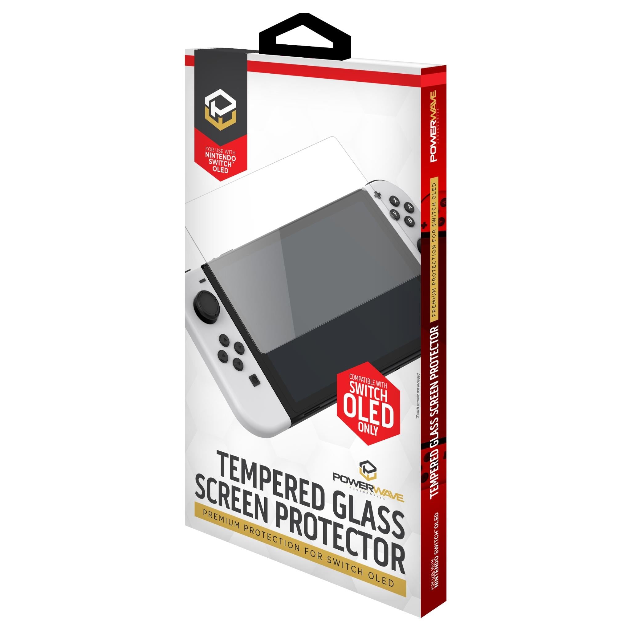 powerwave glass screen protector for nintendo switch