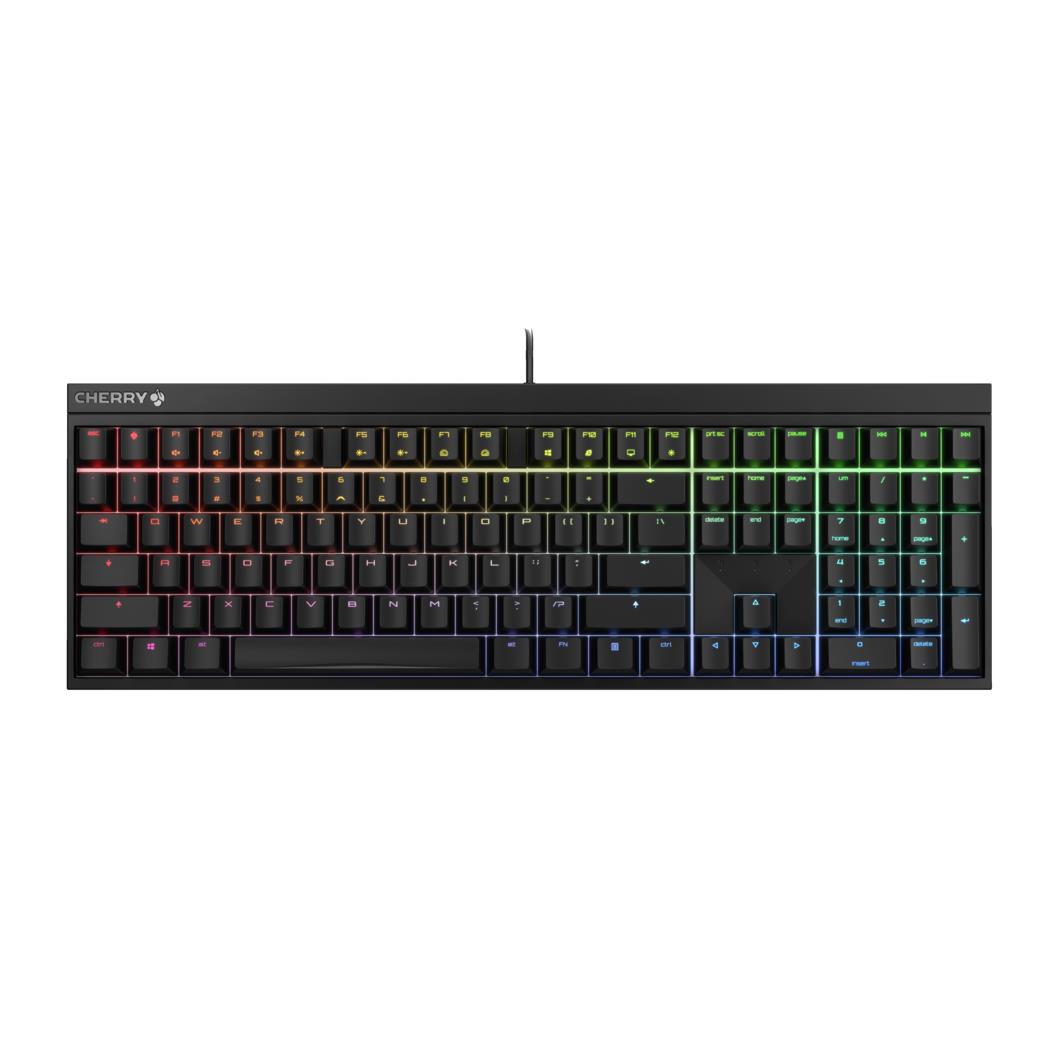 cherry mx 2.0s rgb gaming keyboard (black) mx red switch