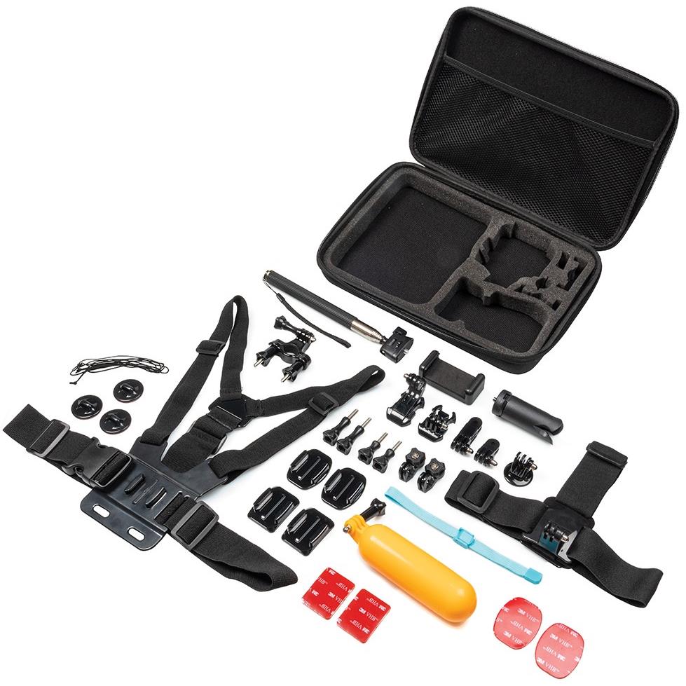 zero-x action camera 30 piece accessory pack