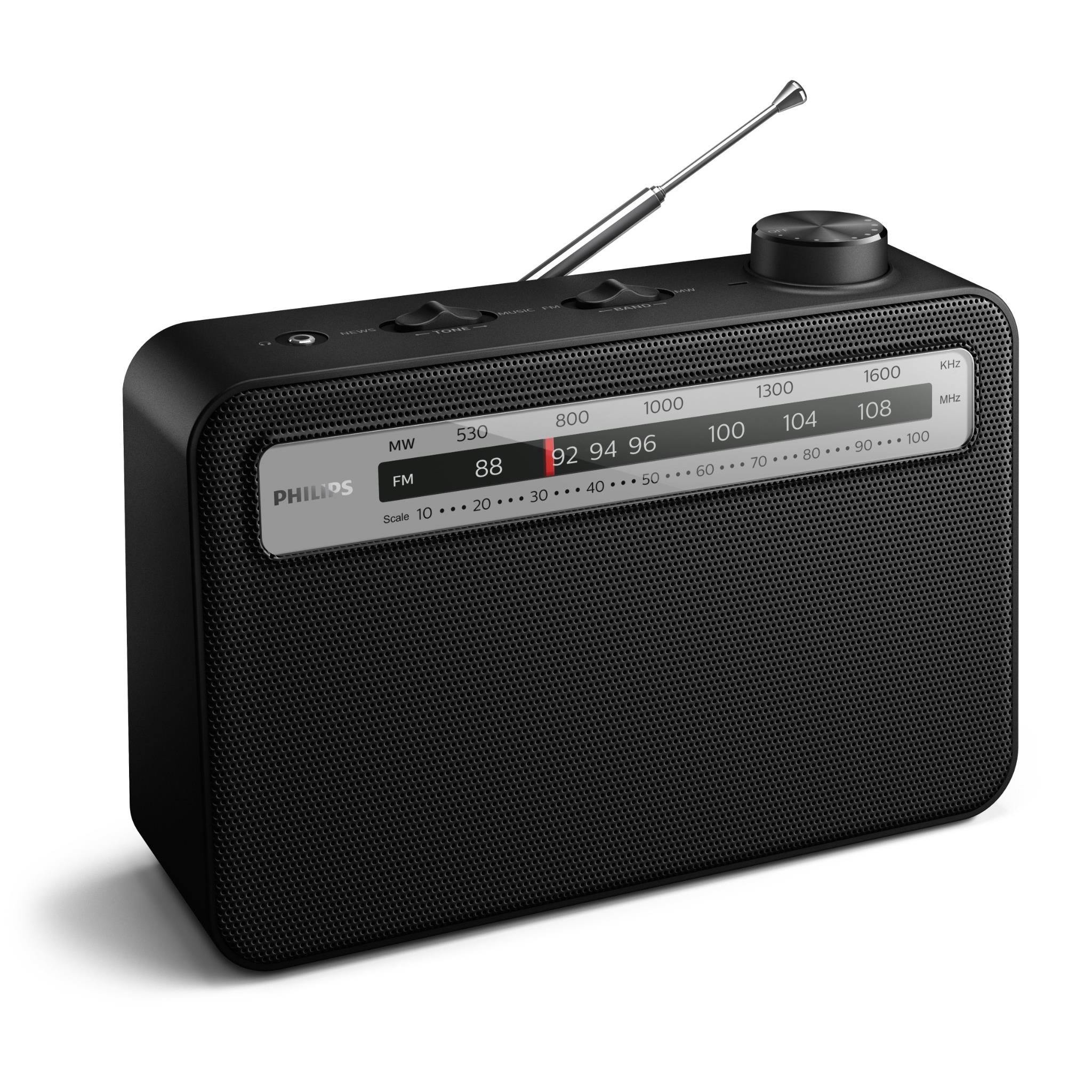 philips tar2506/79 portable fm/mw radio