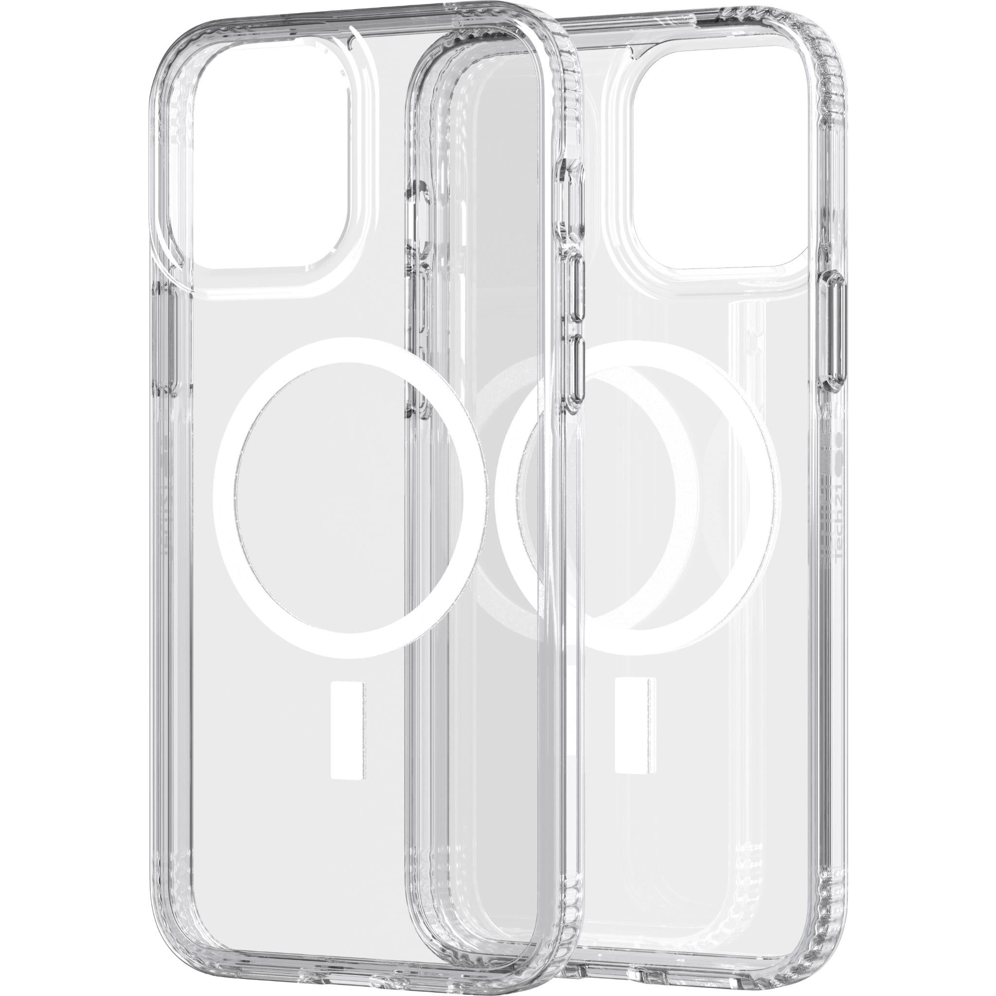 tech21 evoclear magsafe case for iphone 13 pro max (clear)