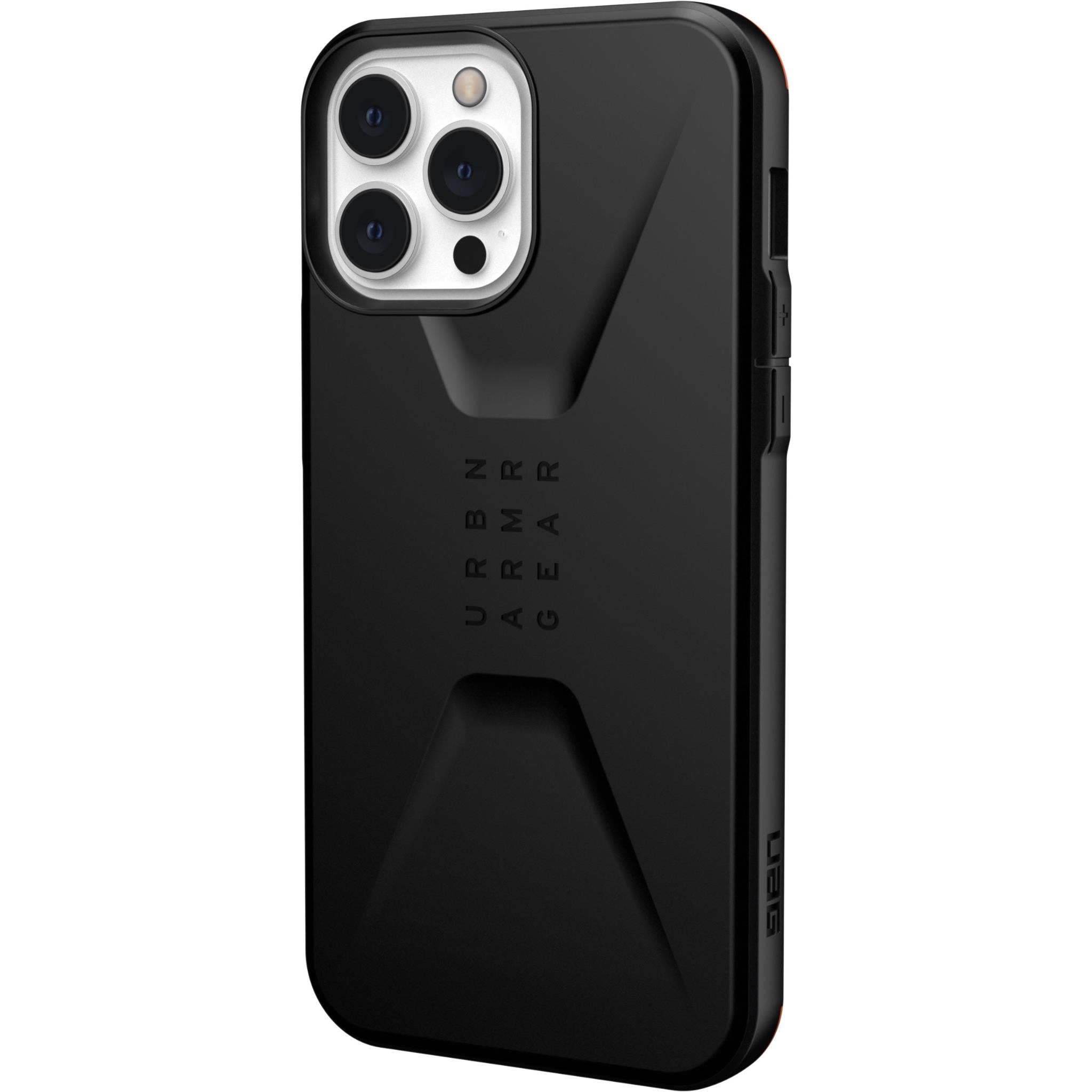 uag civilian case for iphone 13 pro max (black)