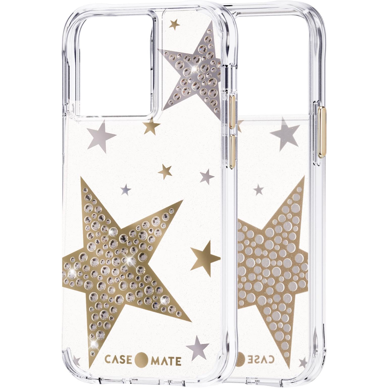 case-mate sheer superstar case for iphone 13 pro (clear)