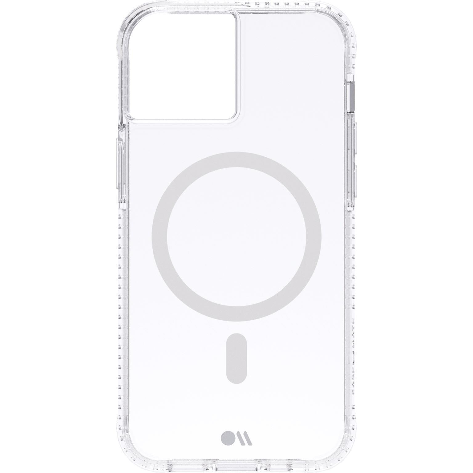 case-mate tough plus magsafe case for iphone 13 (clear)