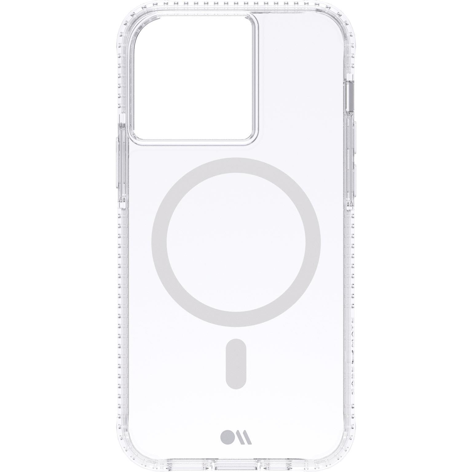 case-mate tough plus magsafe case for iphone 13 pro (clear)