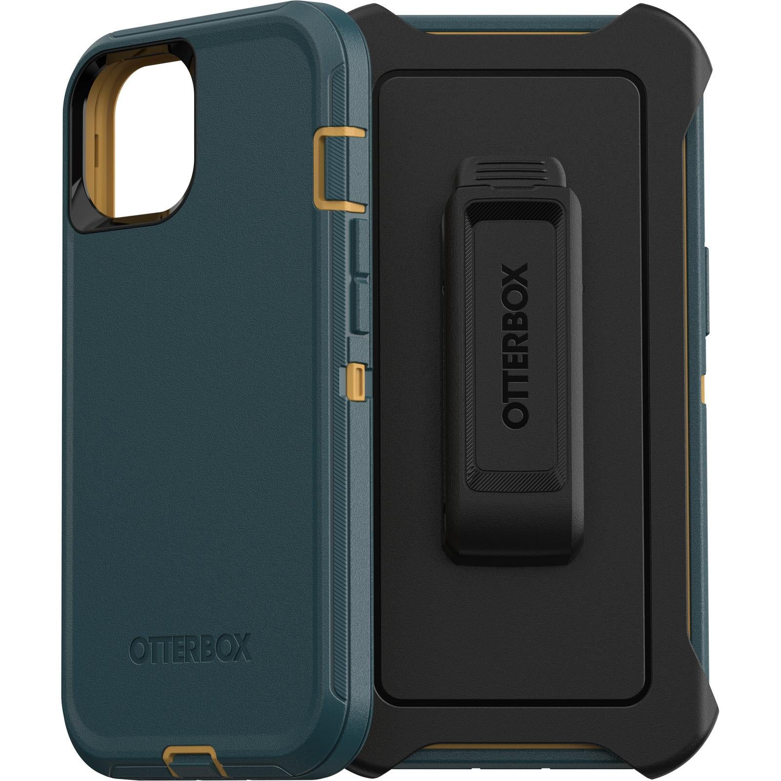 otterbox defender case for iphone 13 (hunter green)