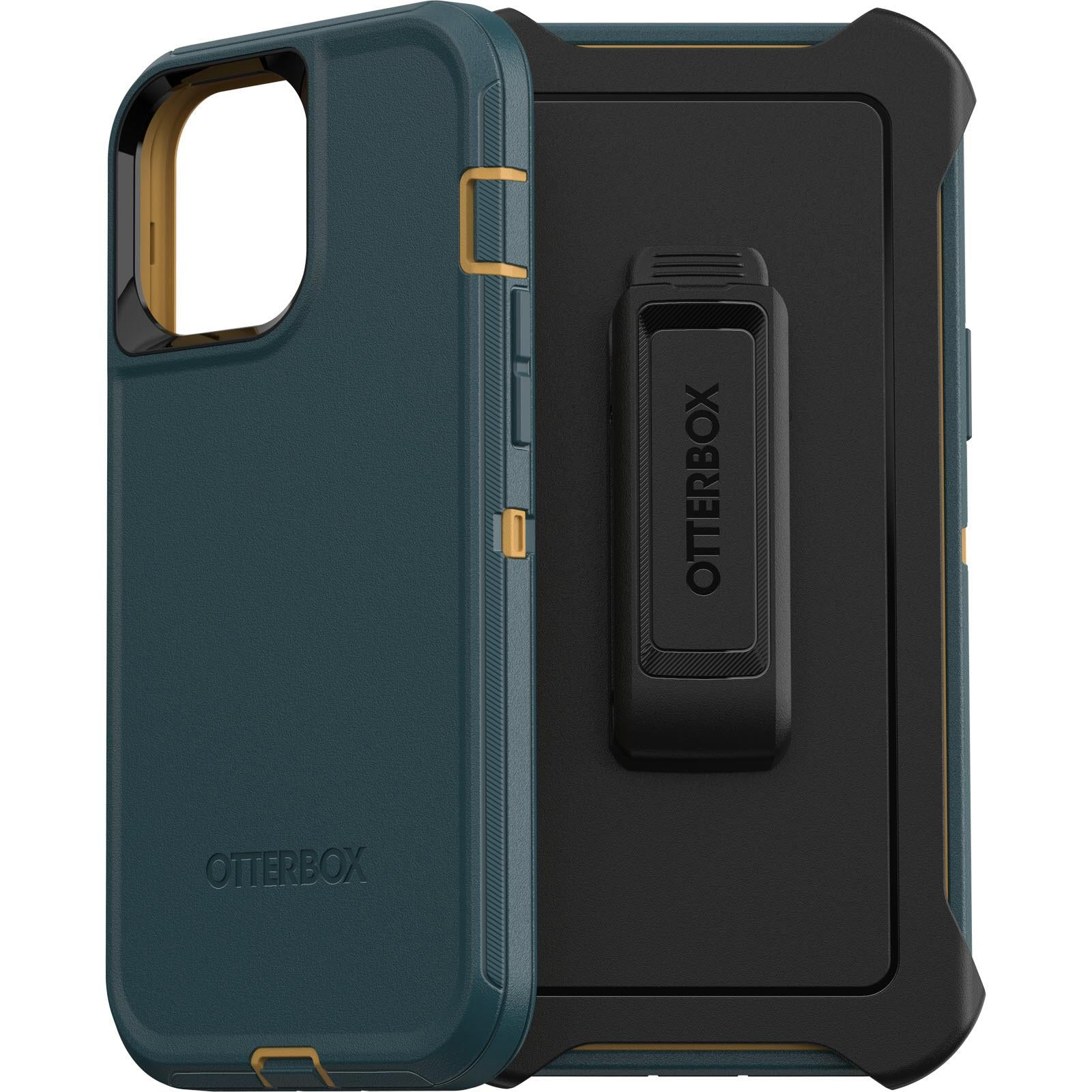 otterbox defender case for iphone 13 pro max (hunter green)