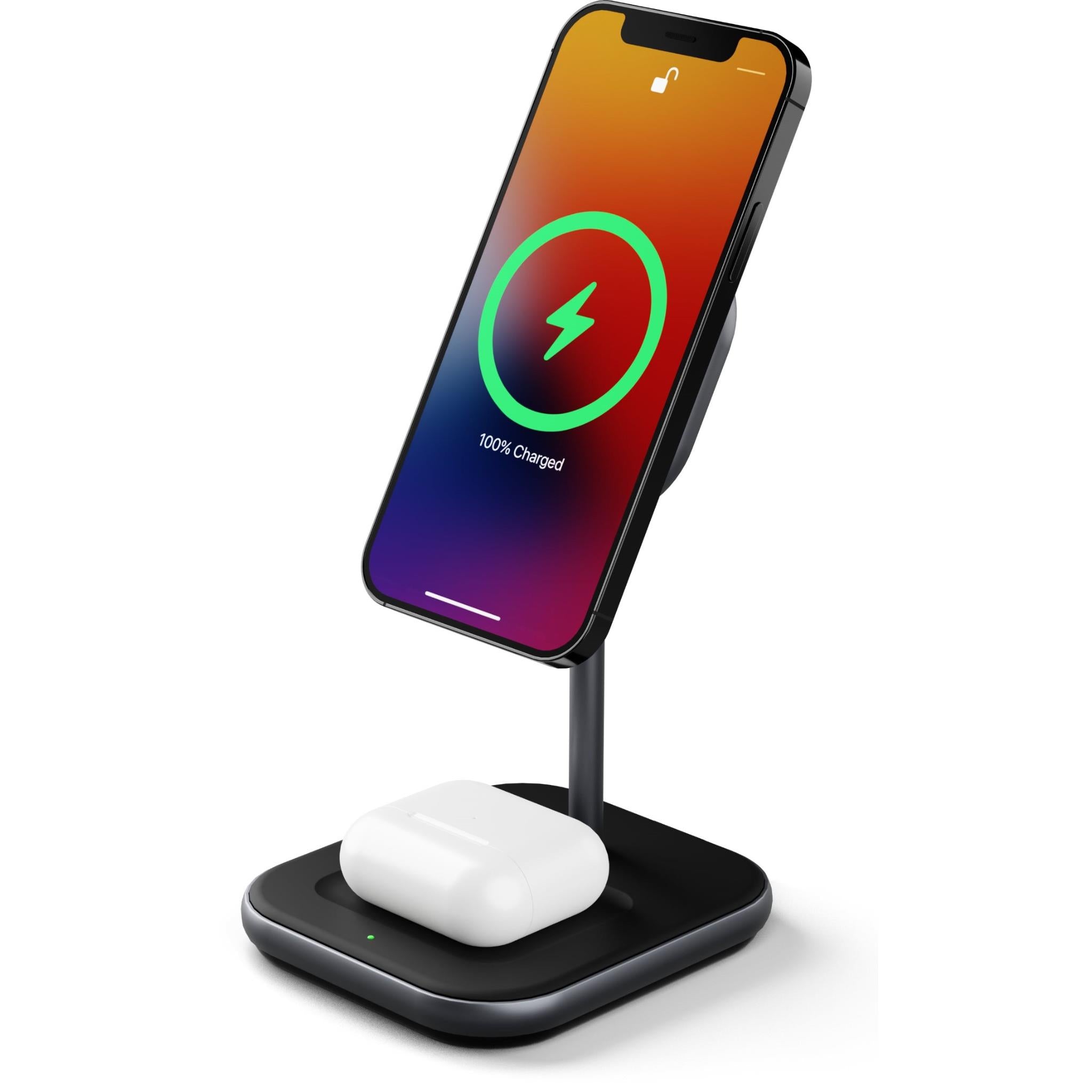 cygnett magnetic 2-in-1 wireless desk charger for apple
