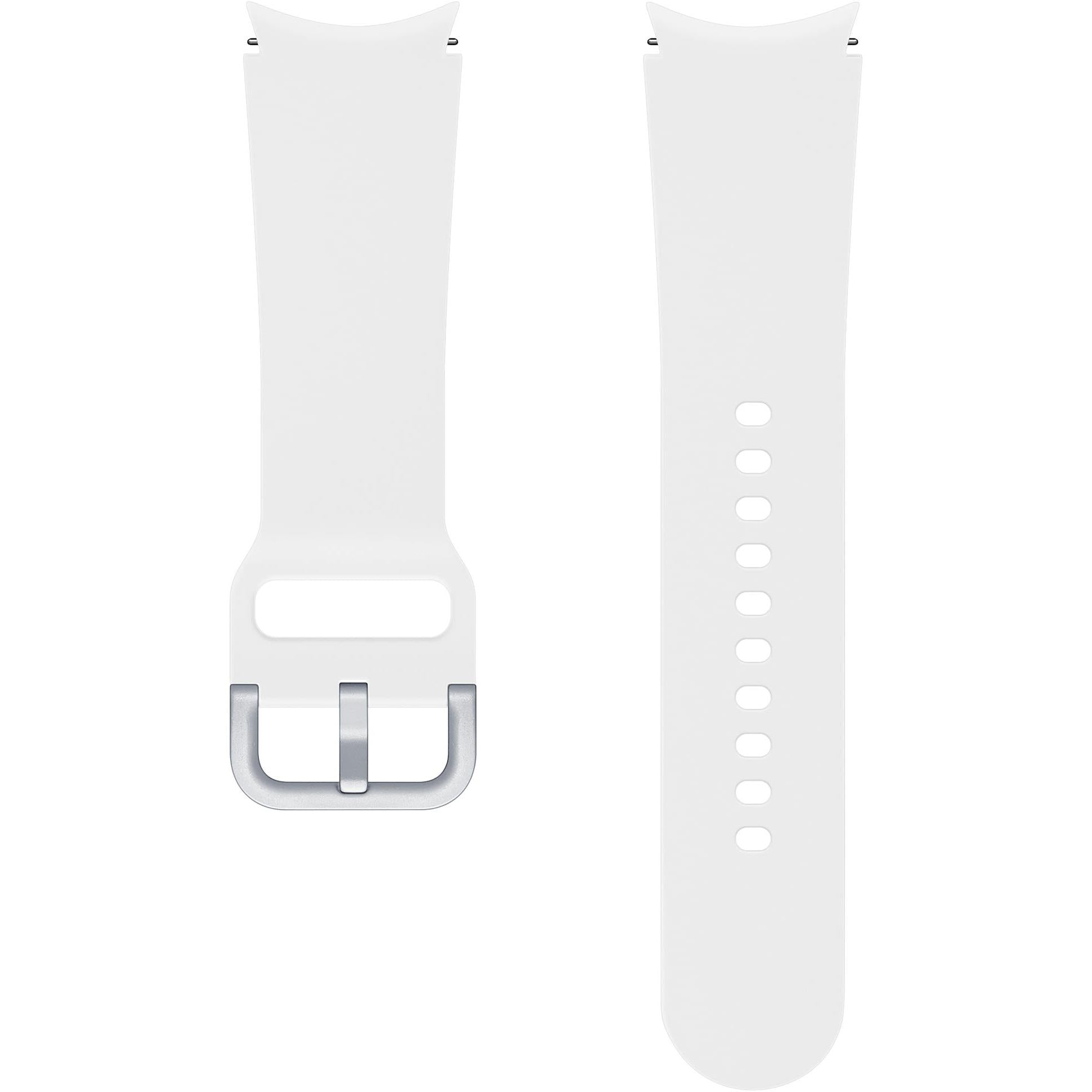 samsung sport band for galaxy watch4 20mm [s/m] (white)