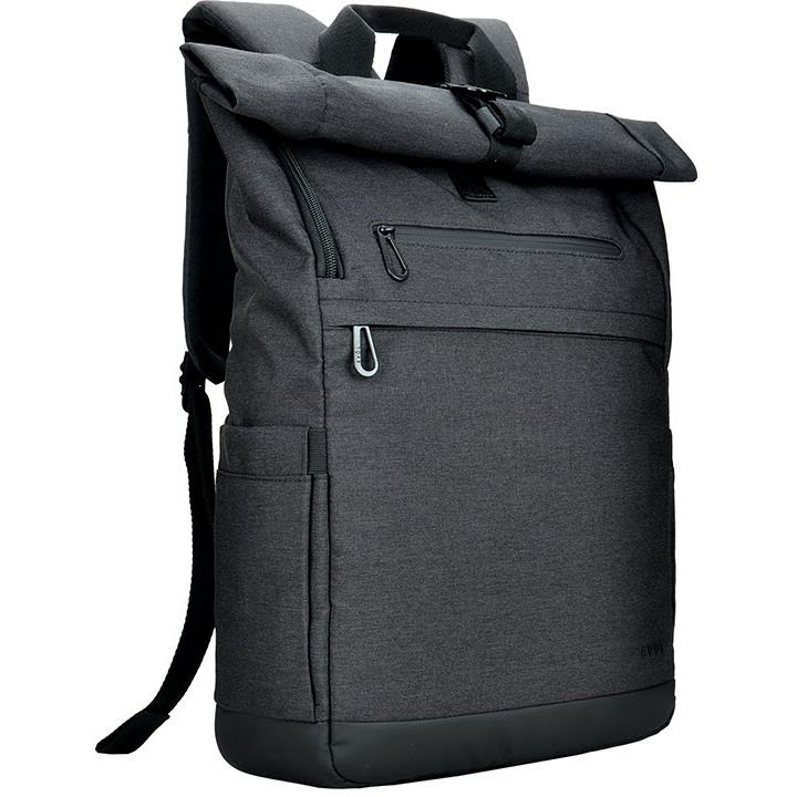 evol hampton 15.6" laptop backpack (charcoal grey)
