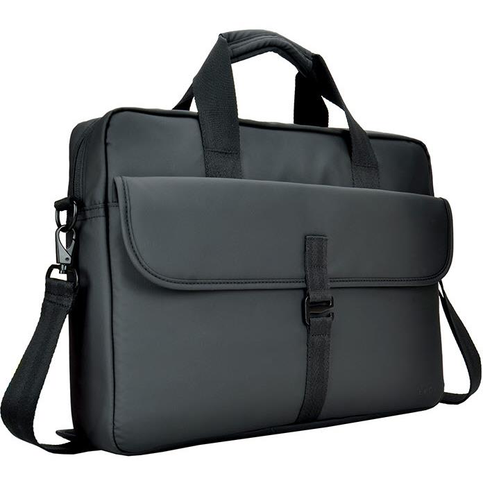 evol krispo 15.6" laptop briefcase bag (black)