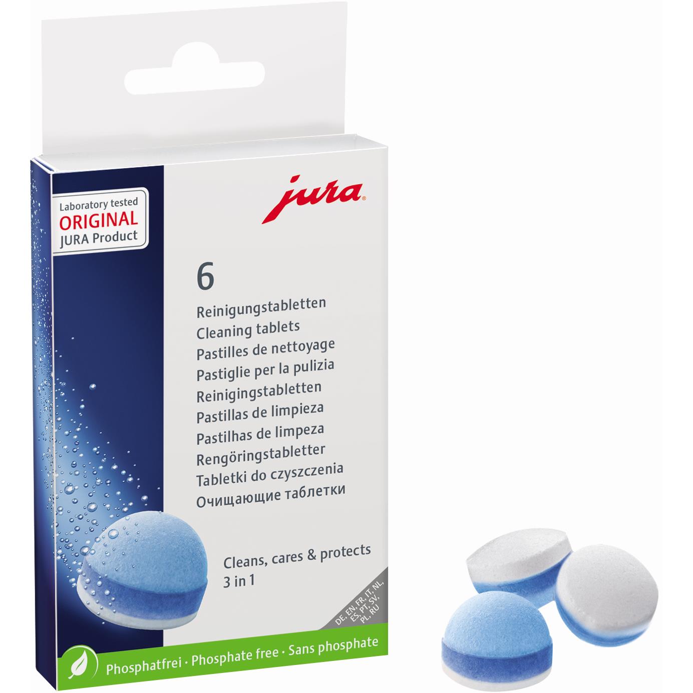 jura 3 phase cleaning tablets