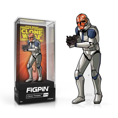 figpin star wars: clone wars - clone trooper 3" pin