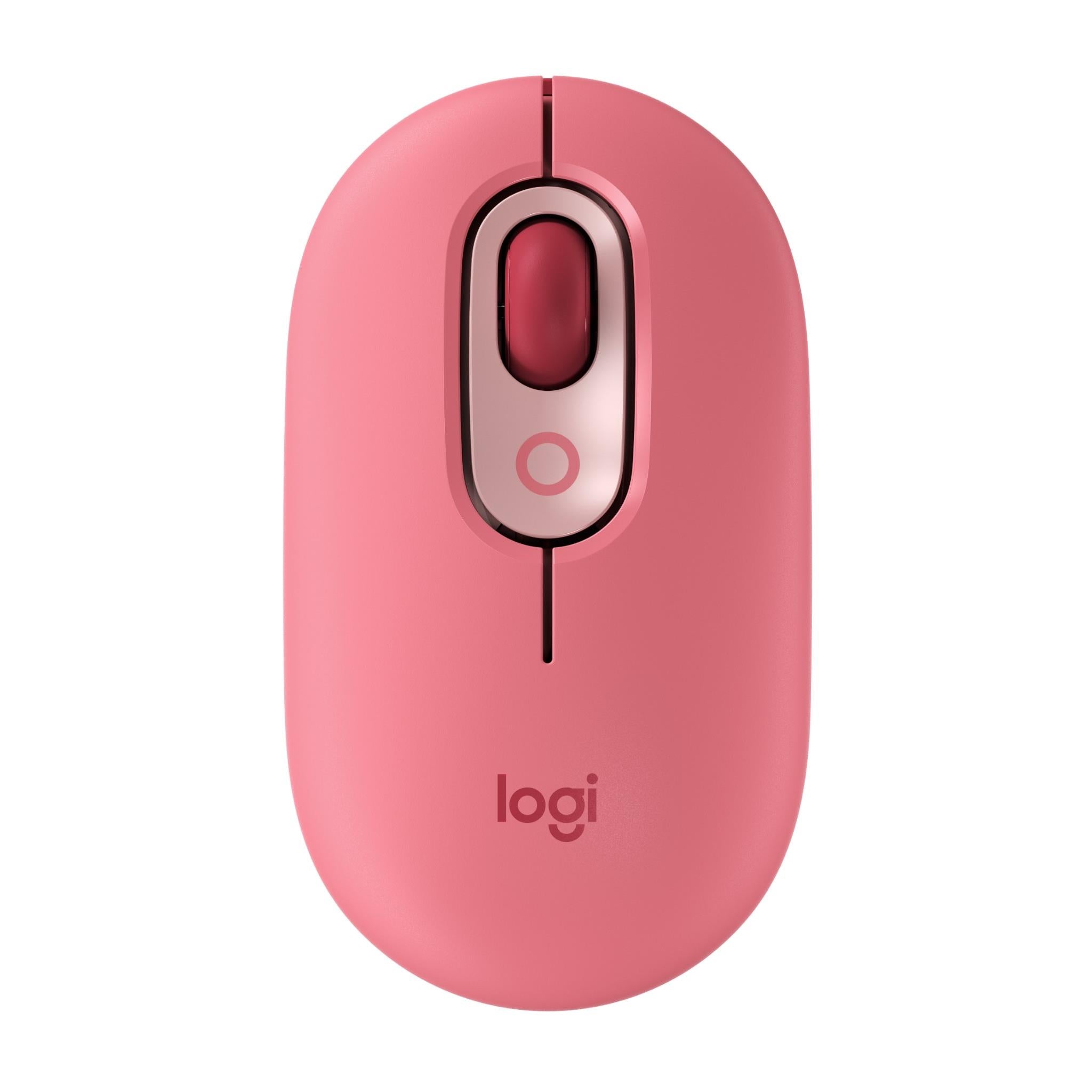 logitech pop mouse with emoji (heartbreaker rose)