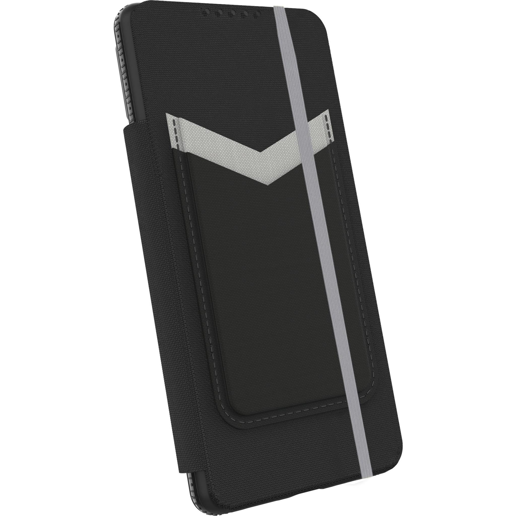 efm miami wallet case for google pixel 6 (black)