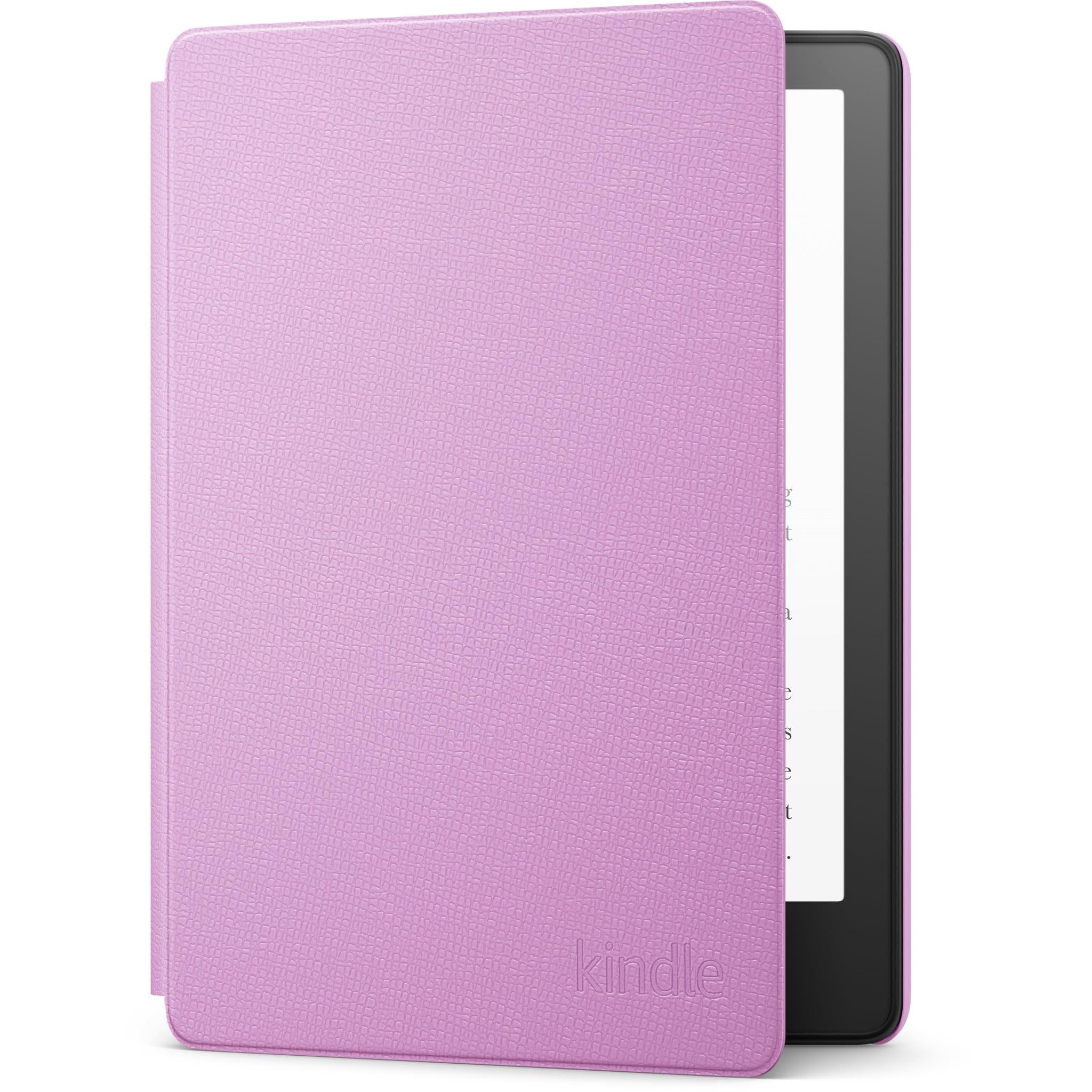 kindle paperwhite leather cover for 11th gen (lavender haze)