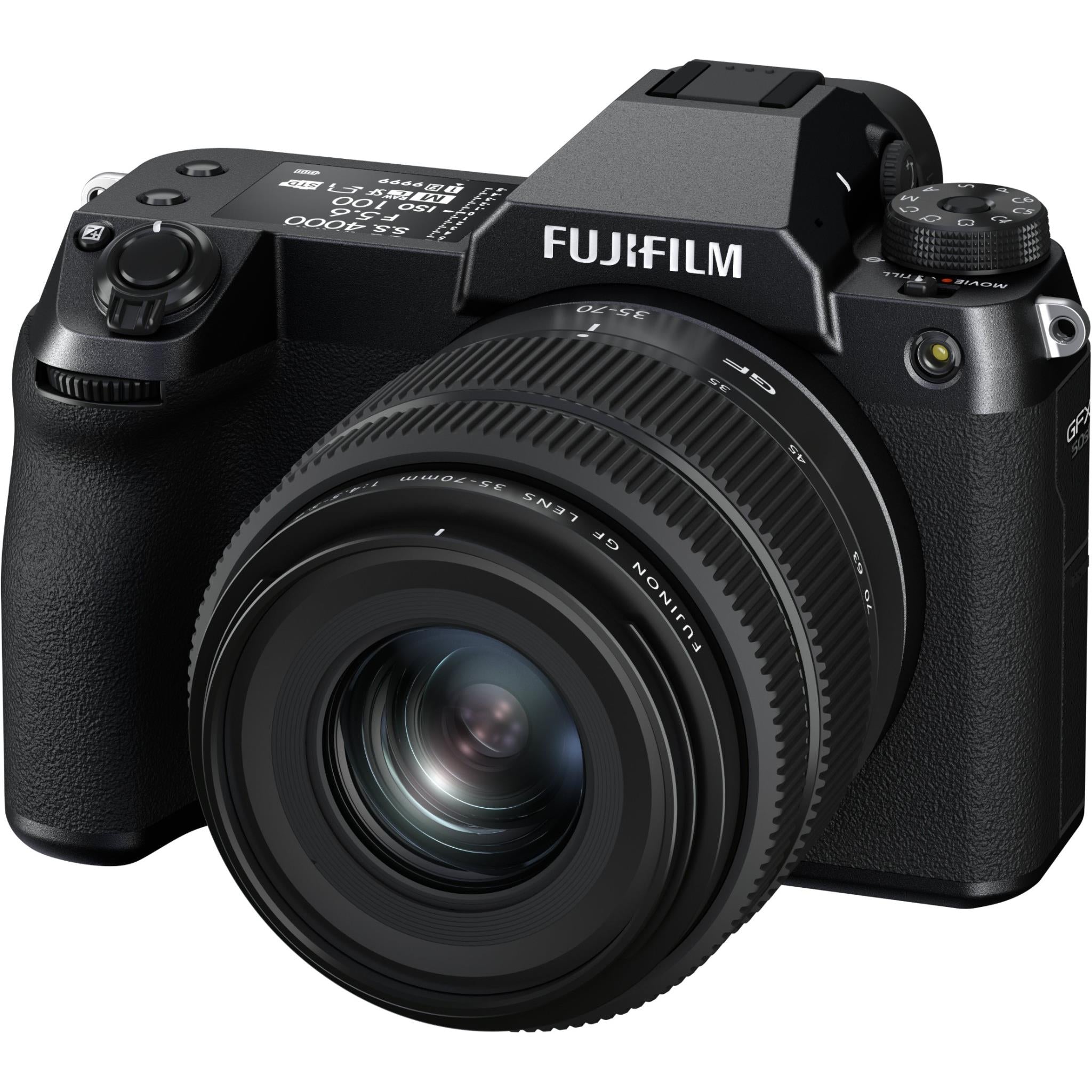 fujifilm gfx50s ii mirrorless camera with 35-70mm lens kit