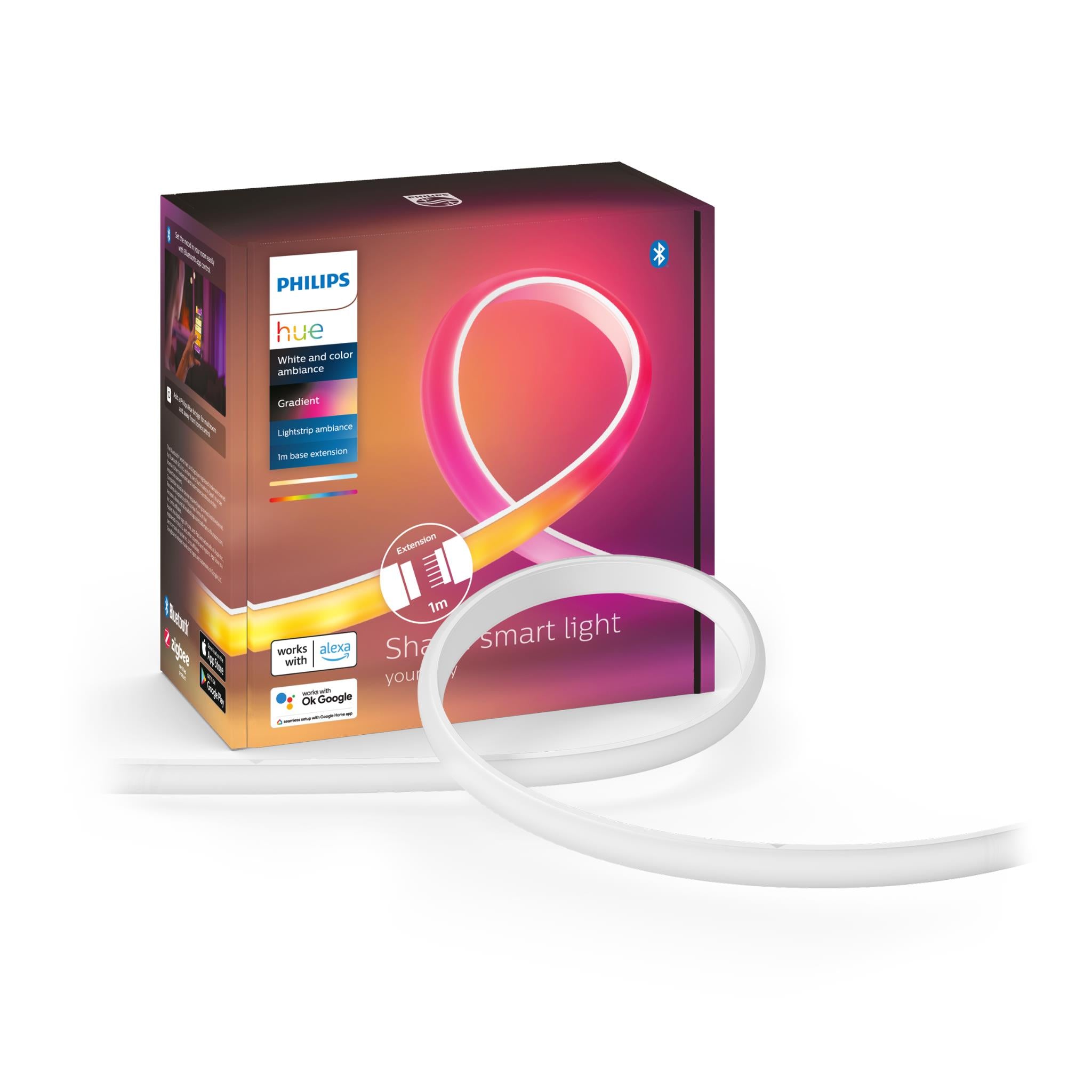 philips hue bluetooth gradient ambient lightstrip extension 1m
