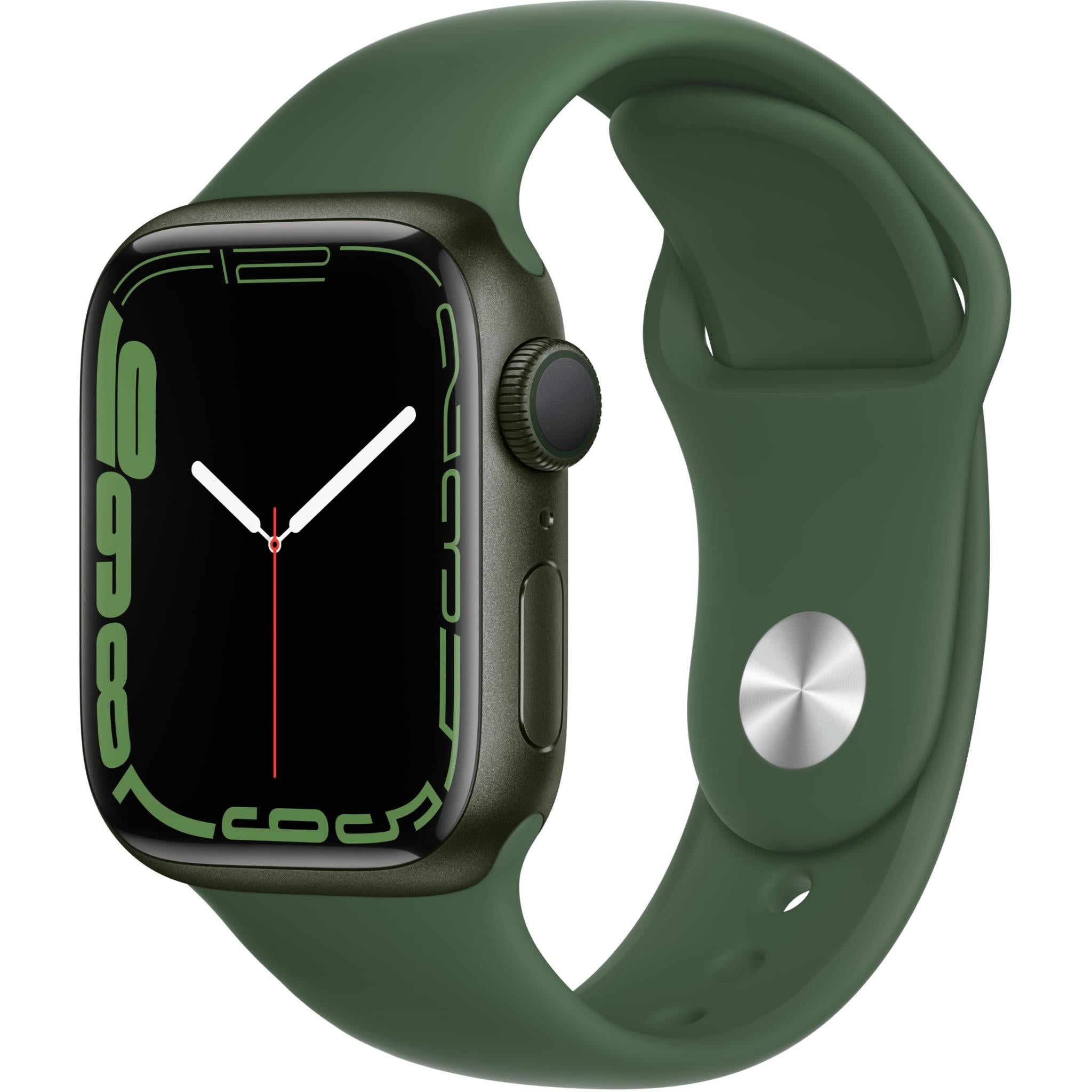 apple watch series 7 41mm green aluminium case gps