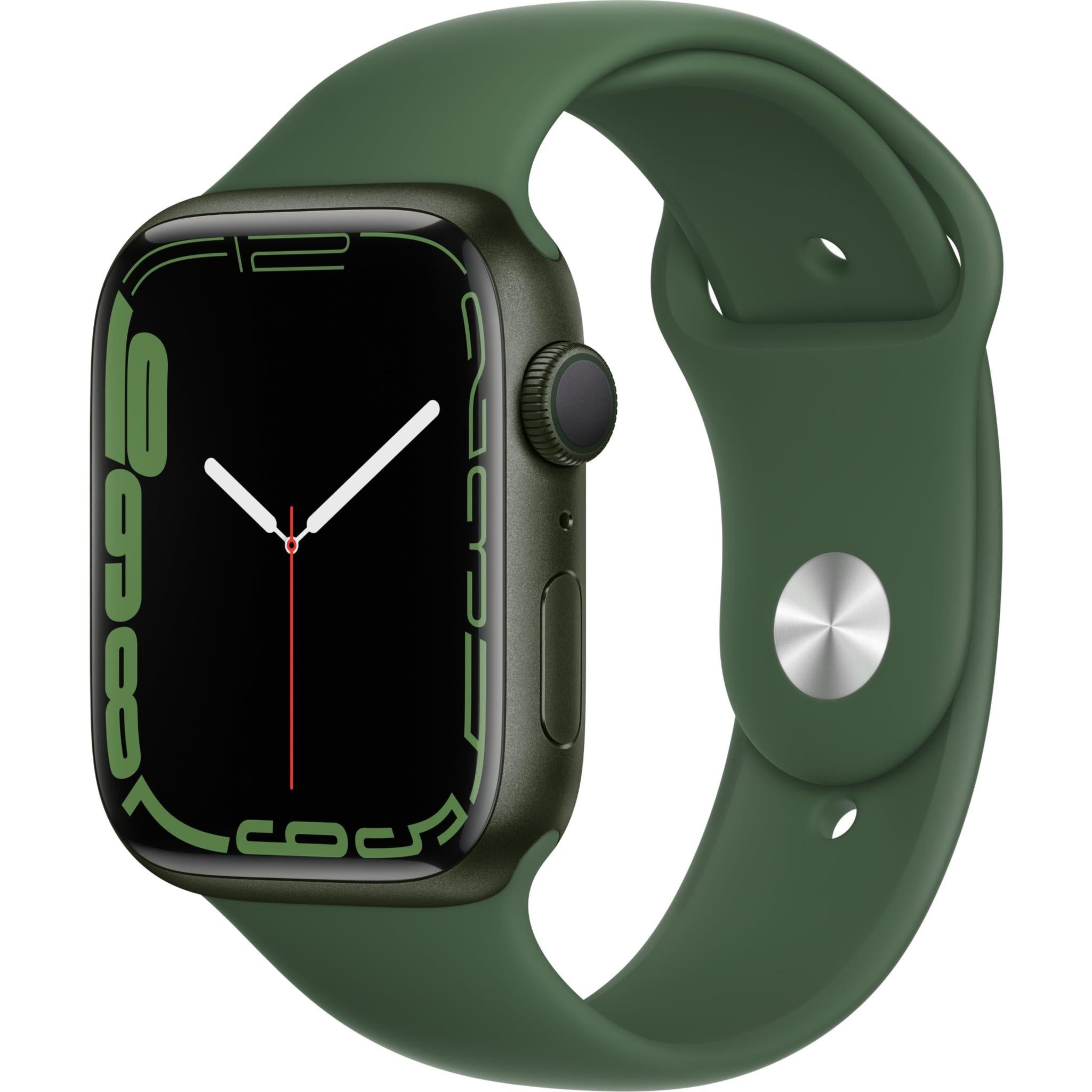 apple watch series 7 45mm green aluminium case gps