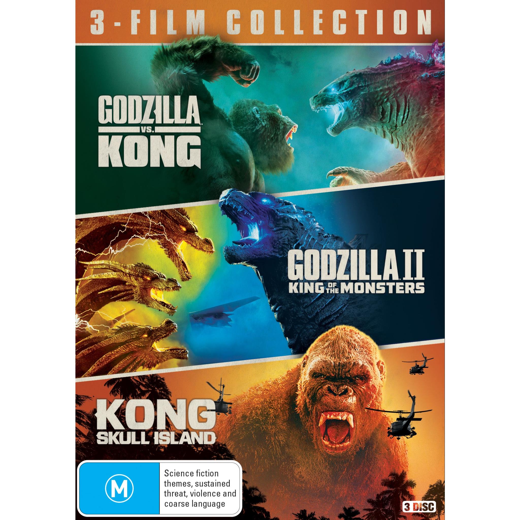 godzilla & kong - 3 film collection