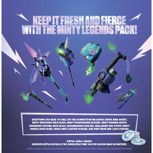 Fortnite Minty Legends Pack Jb Hi Fi