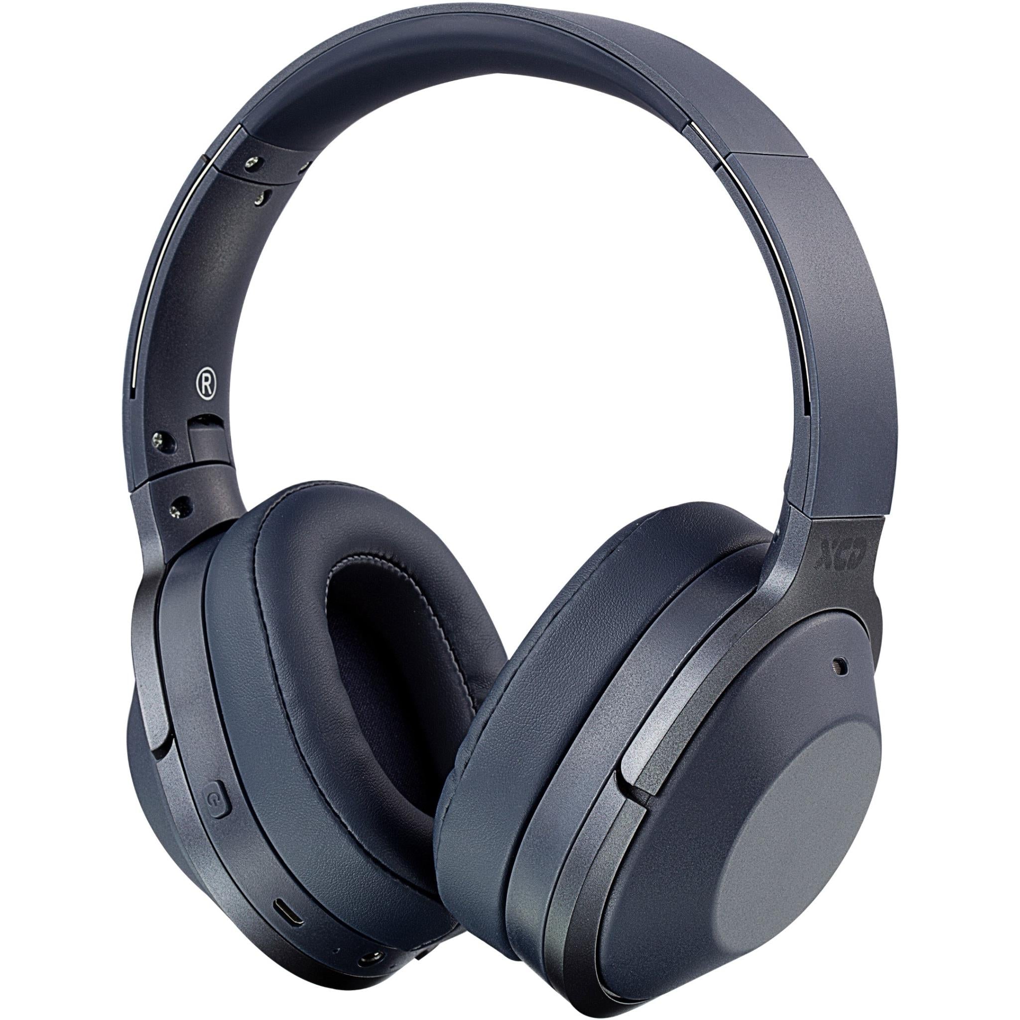 xcd bluetooth over-ear fashion headphones (black)