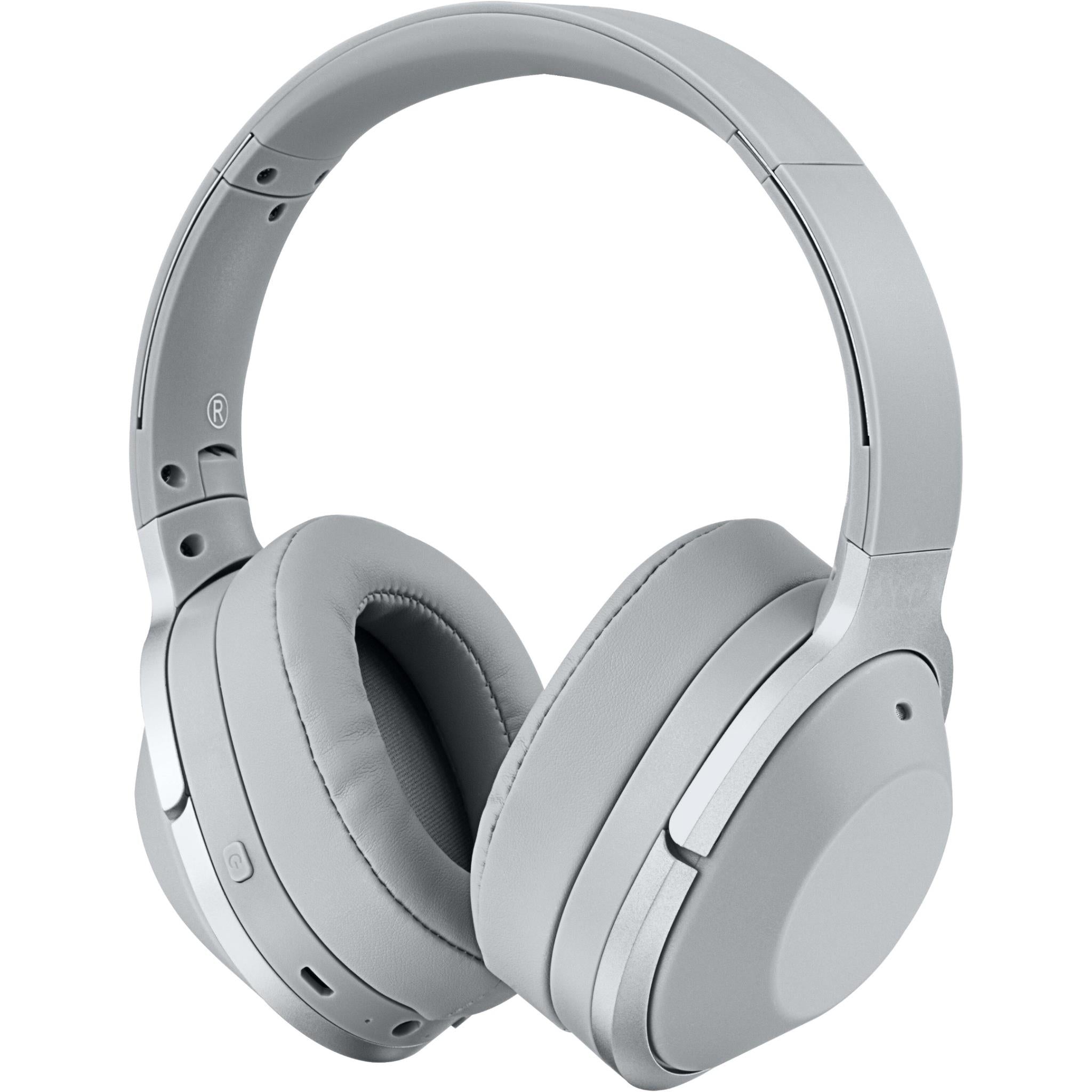 xcd bluetooth over-ear fashion headphones (grey)
