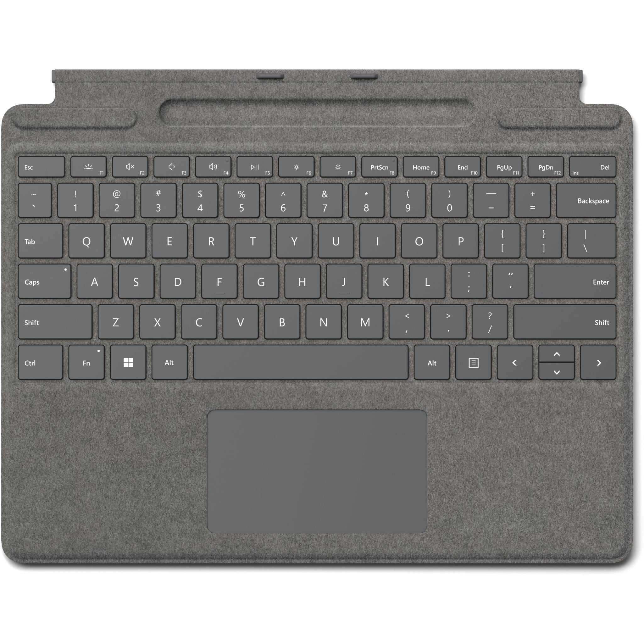 microsoft surface pro signature keyboard (platinum)