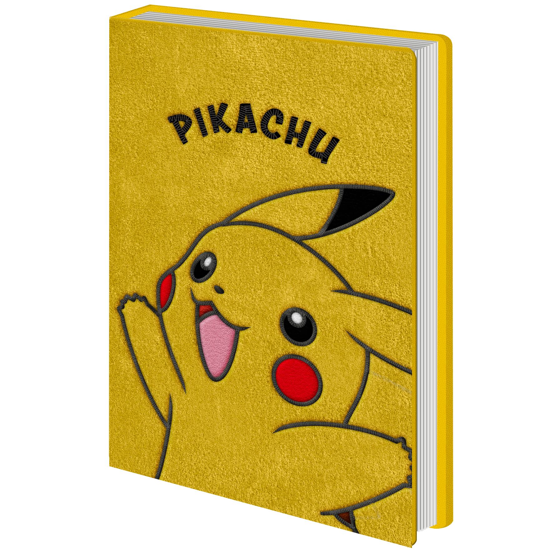 pokemon - pikachu plush notebook