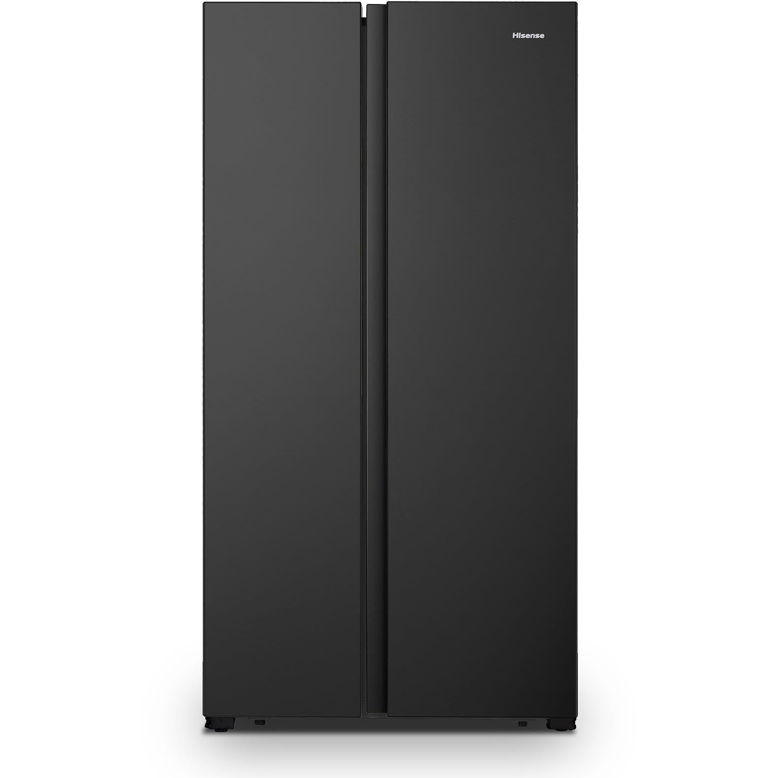 hisense hrsbs519b 519l side by side fridge (black)