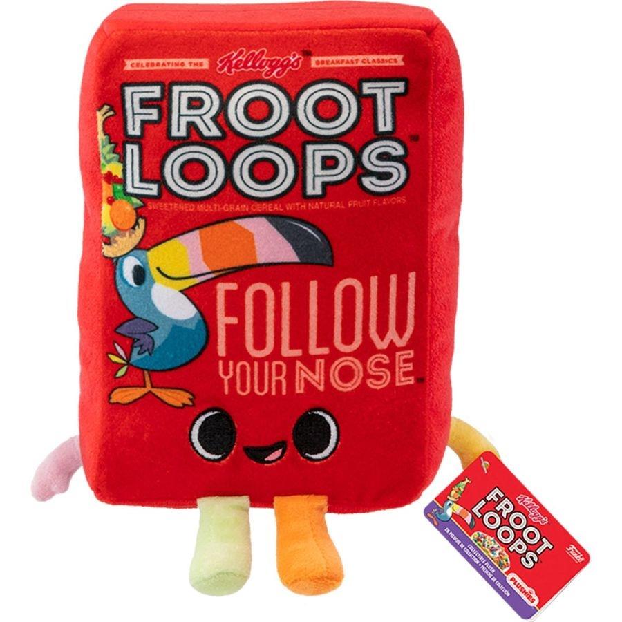 kellogg's - froot loops cereal box pop! plush