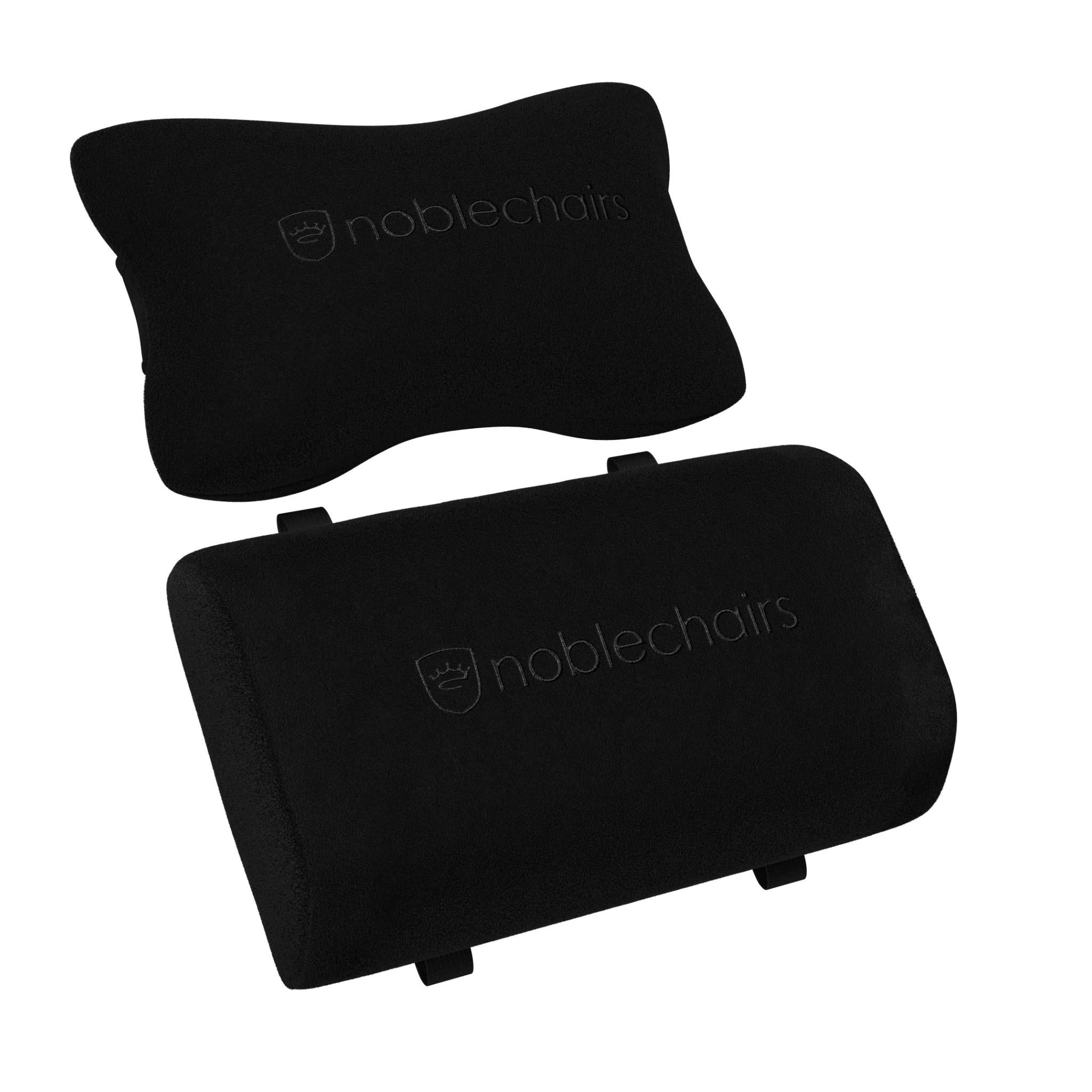 noblechairs pillow set for epic / icon and hero (black/black)