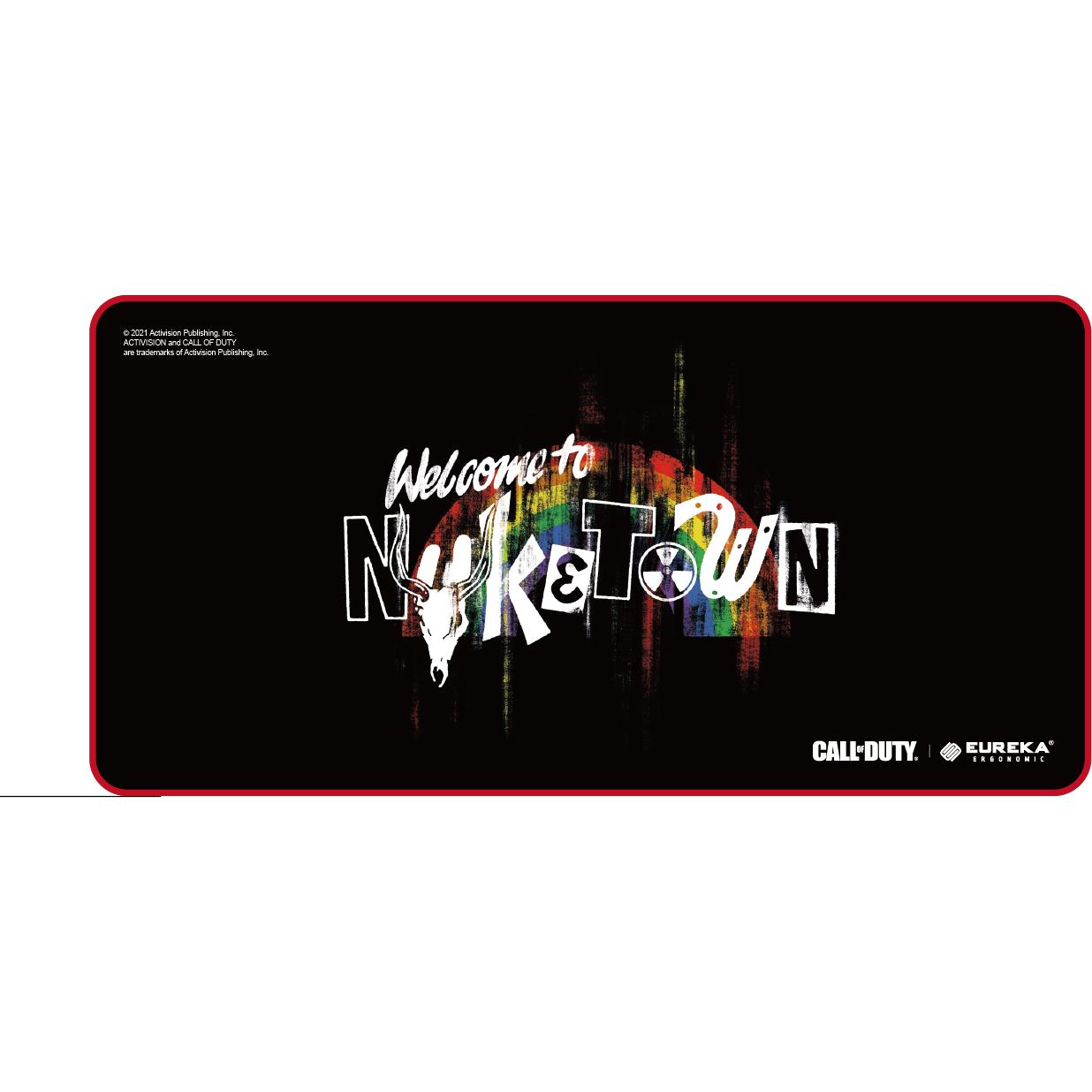 eureka call of duty zombie welcome to nuke gaming mouse pad