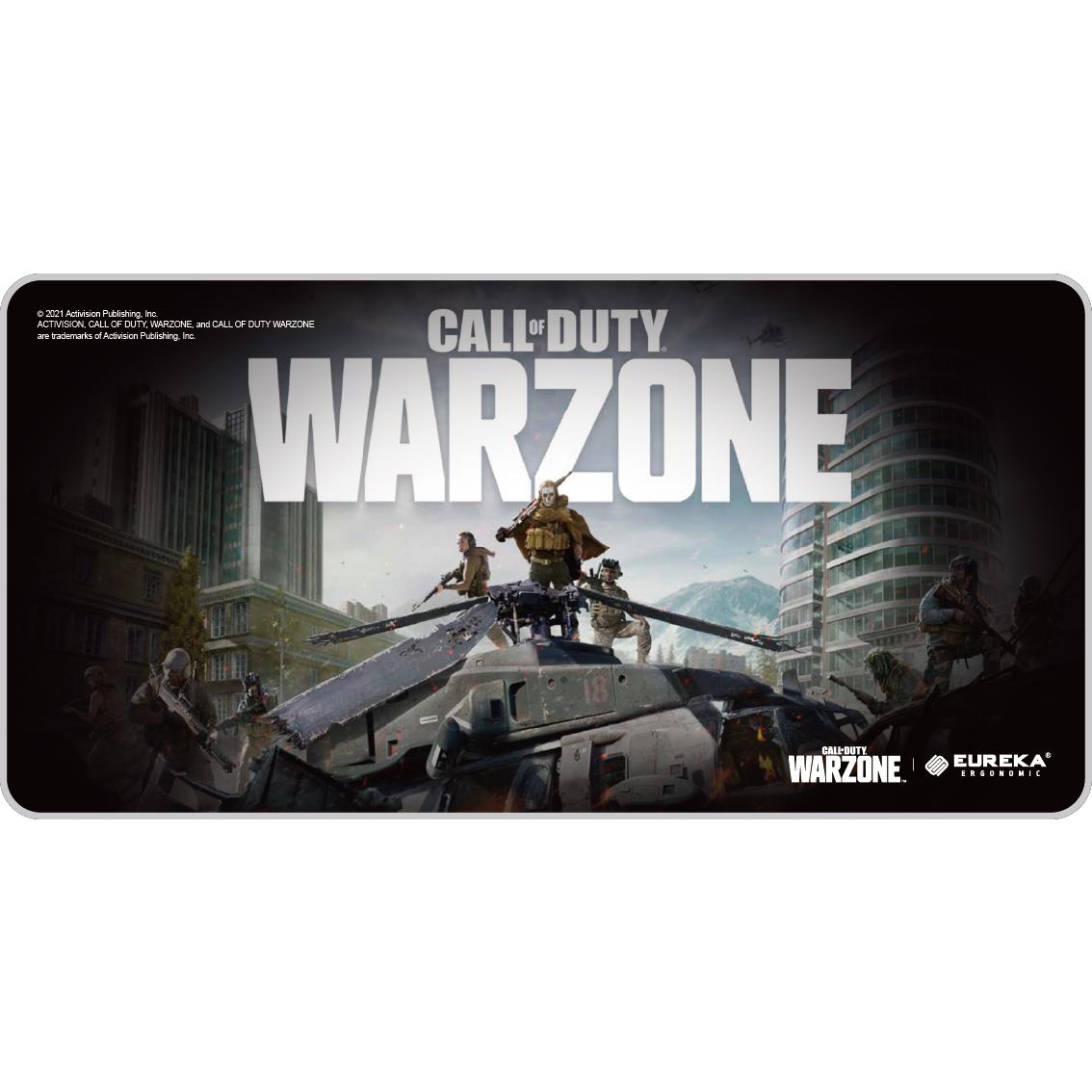 eureka call of duty warzone the drop gaming mouse pad