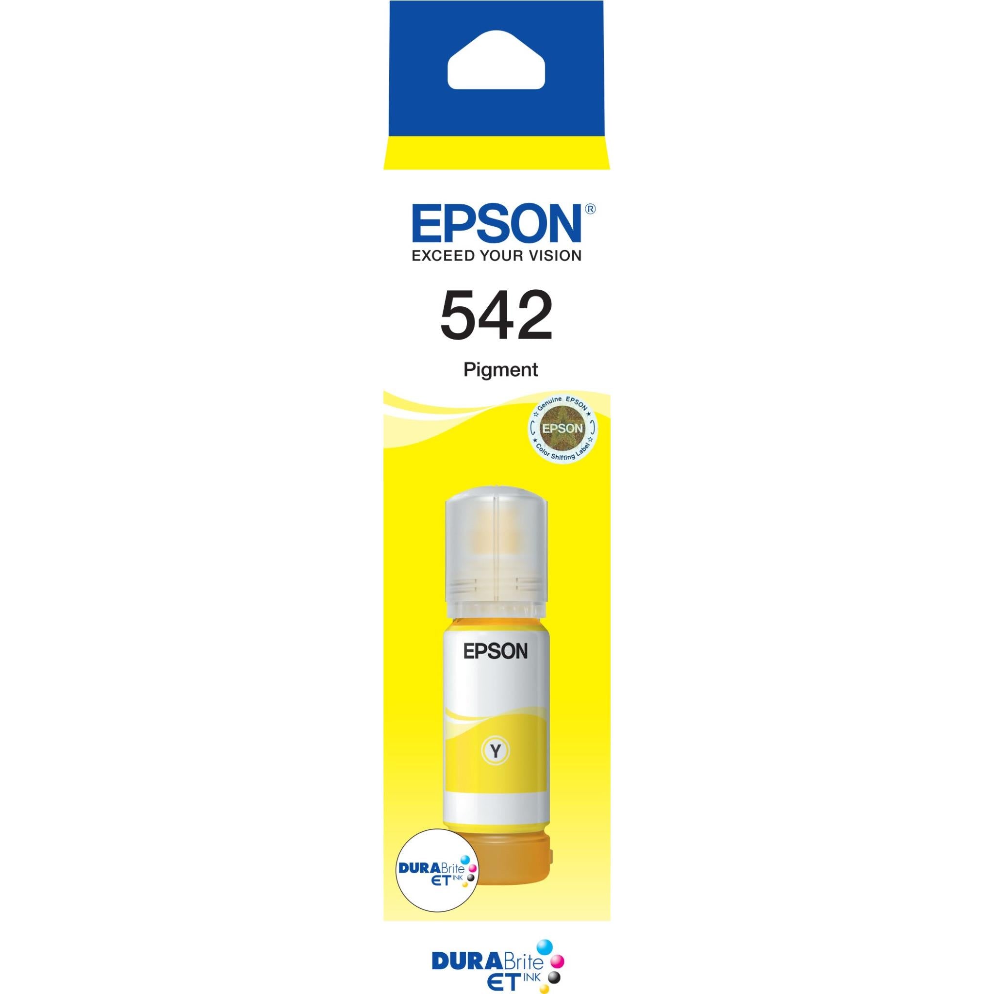 epson t542 durabrite ecotank ink bottle (yellow)
