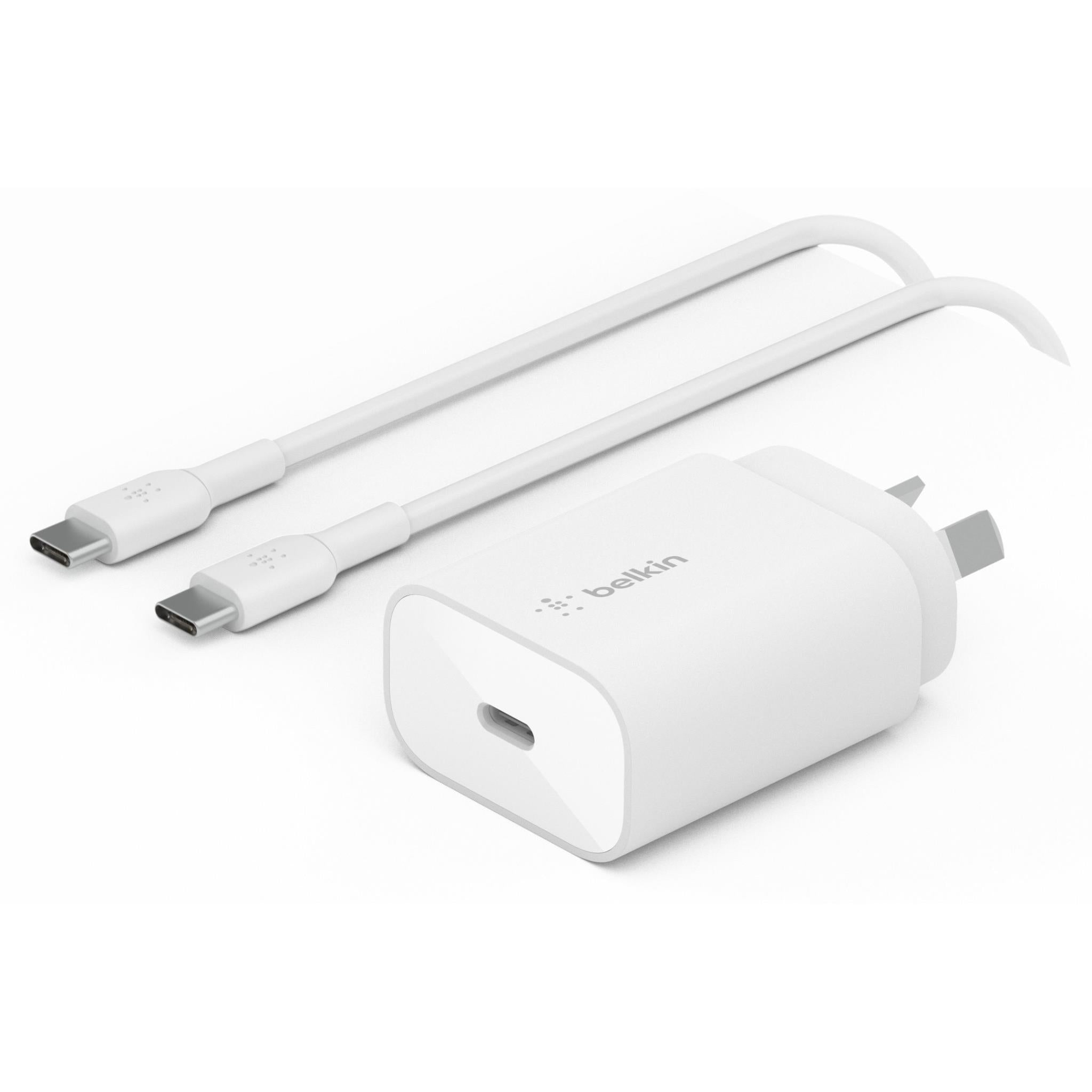 belkin boostup charge 25w wall charger with usb-c cable