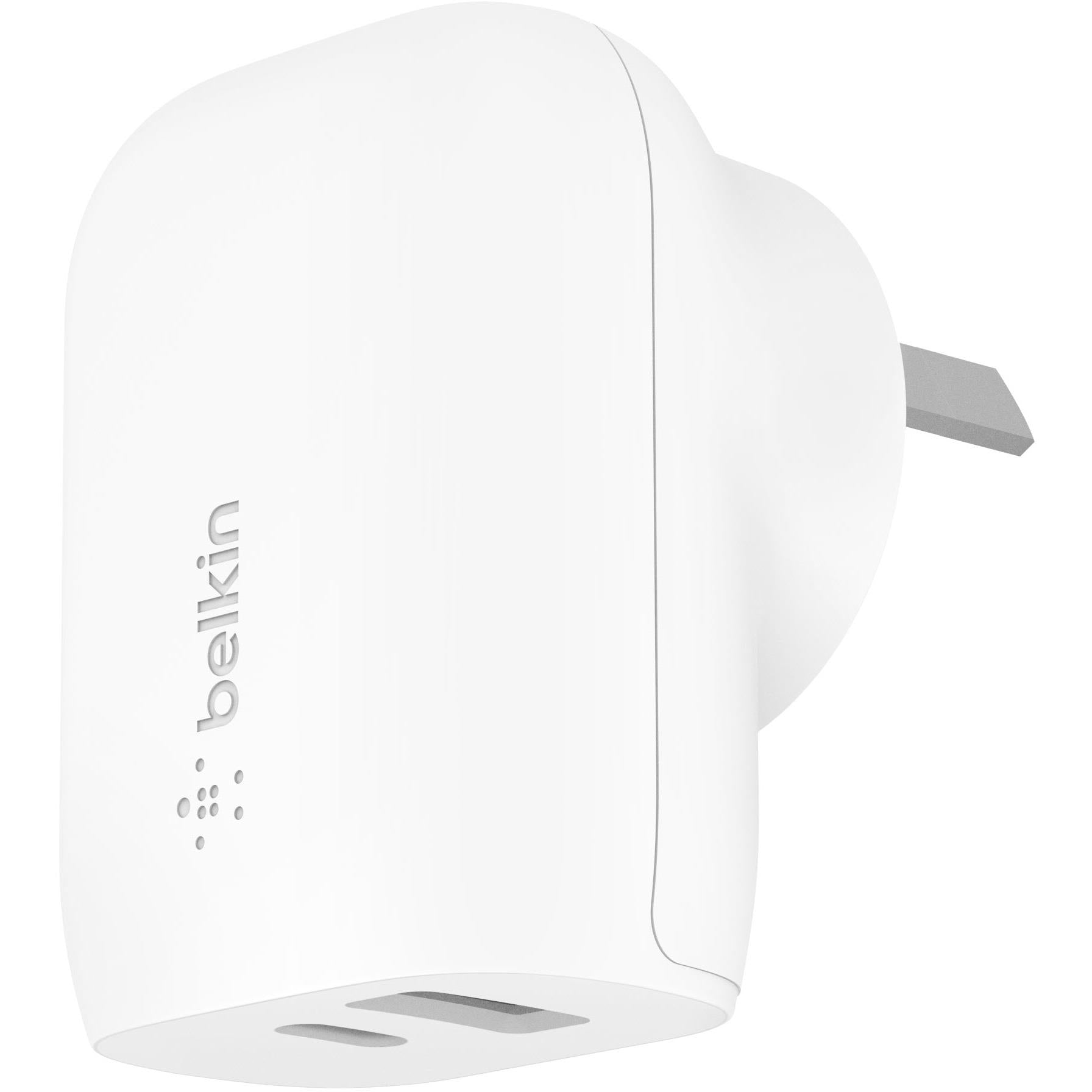 belkin boostup charge 37w dual port usb-c/a universal wall charger