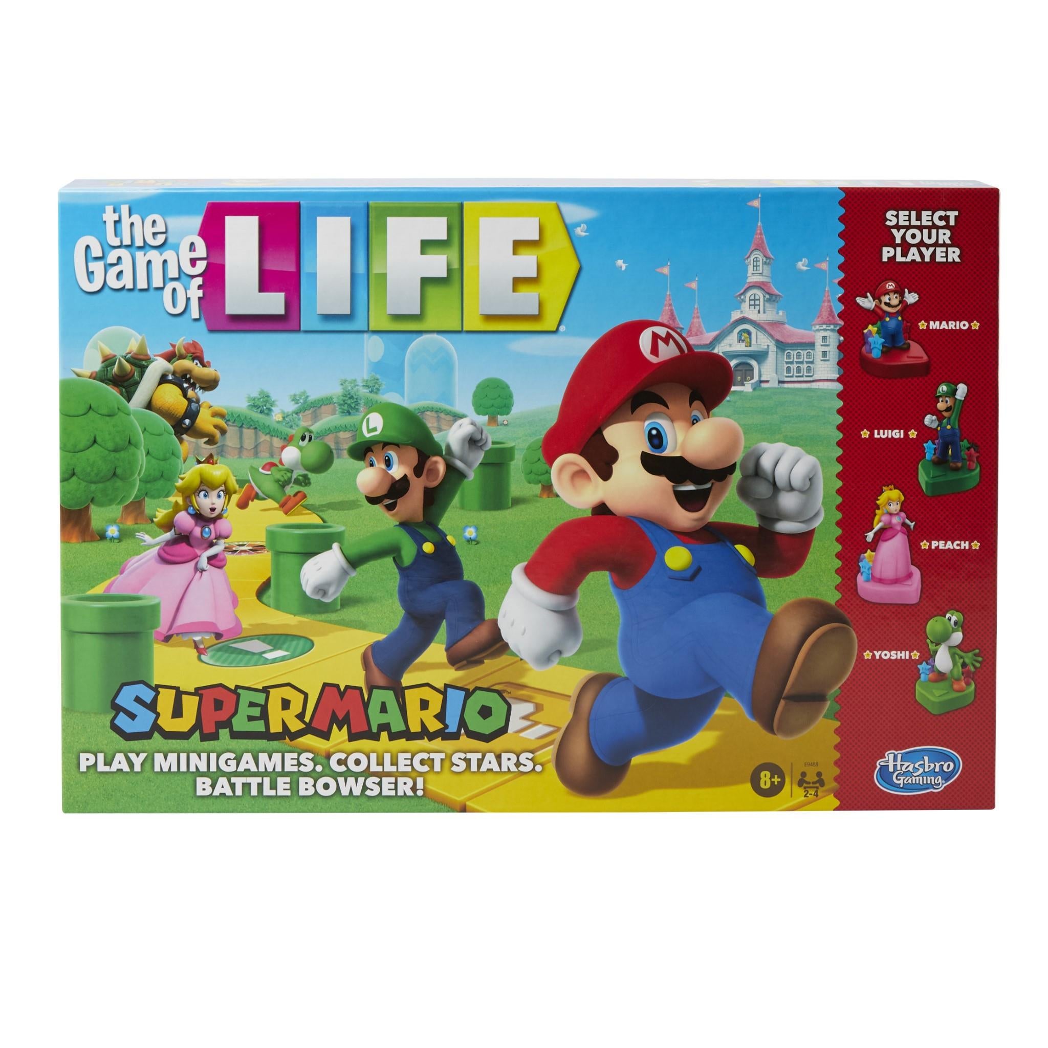 game of life - super mario edition board game