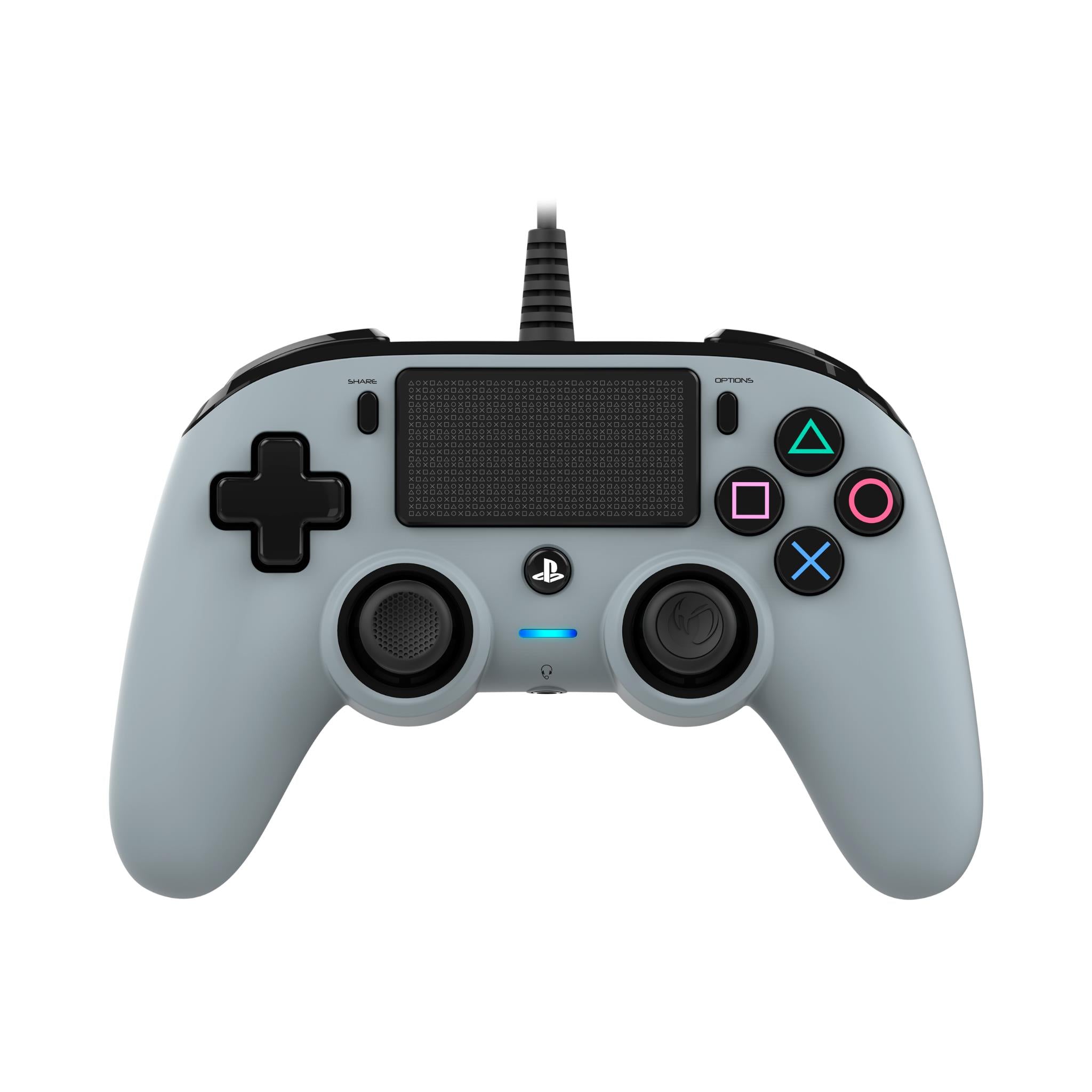 nacon wired compact controller for playstation 4 - grey