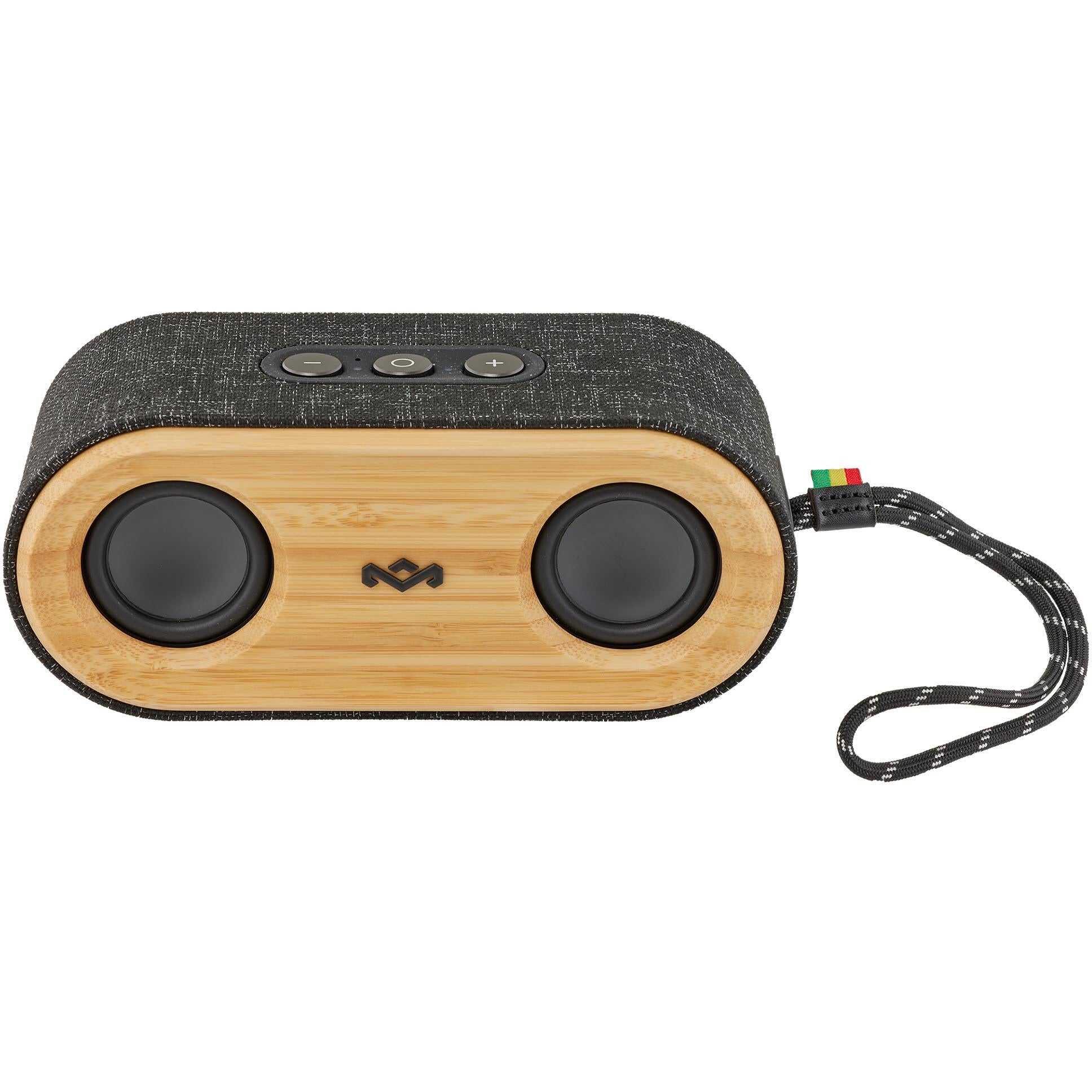 marley get together mini 2 portable bluetooth speaker (signature black)