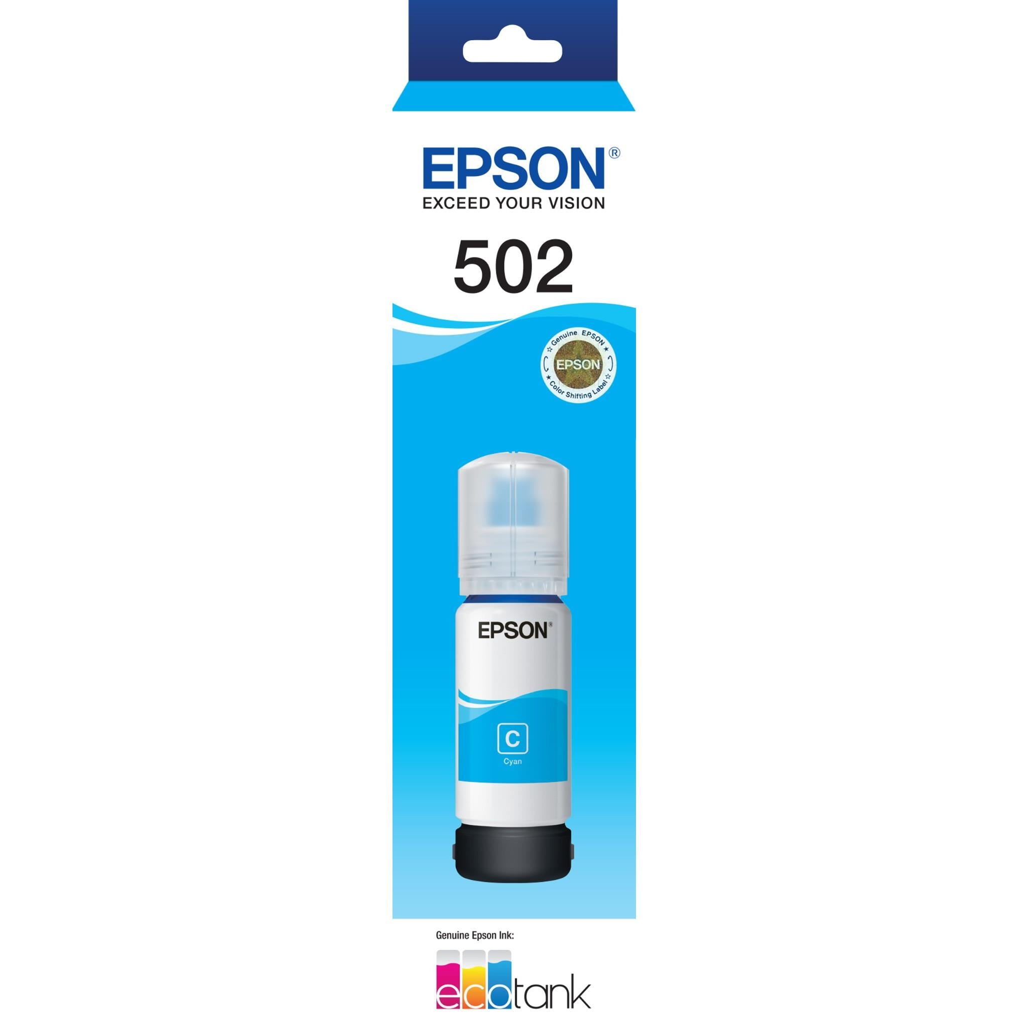 epson t502 ecotank ink bottle (cyan)