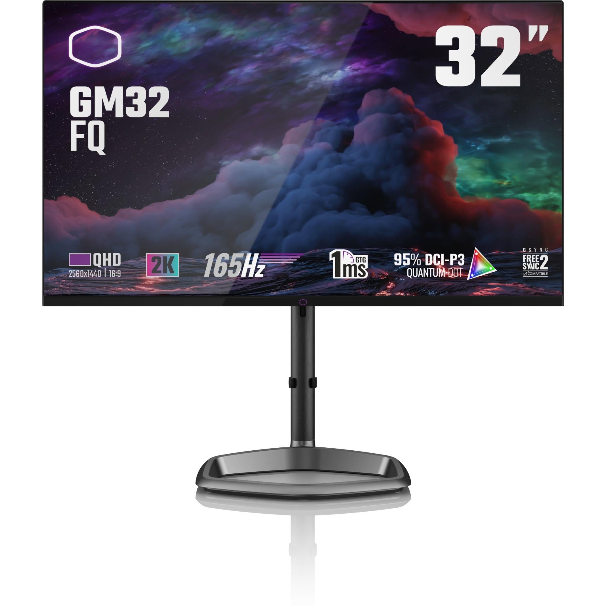 cooler master gm32fq 32" qhd 165hz gaming monitor