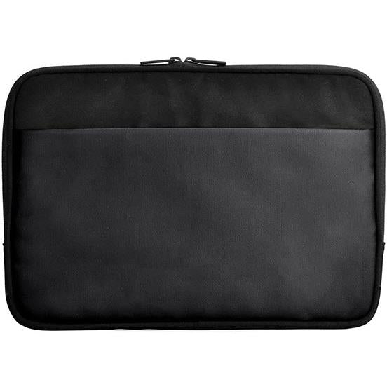 flea market cotton + canvas 11" laptop sleeve case (black)