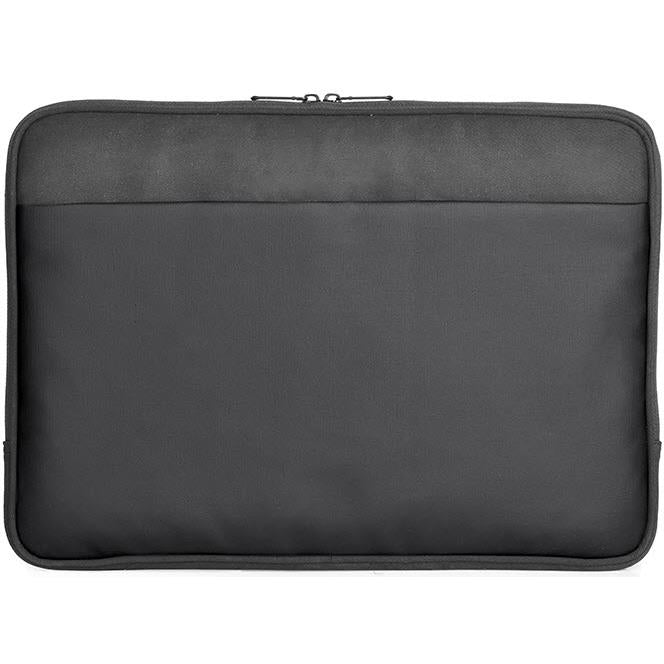flea market cotton + canvas 15" laptop sleeve case (black)