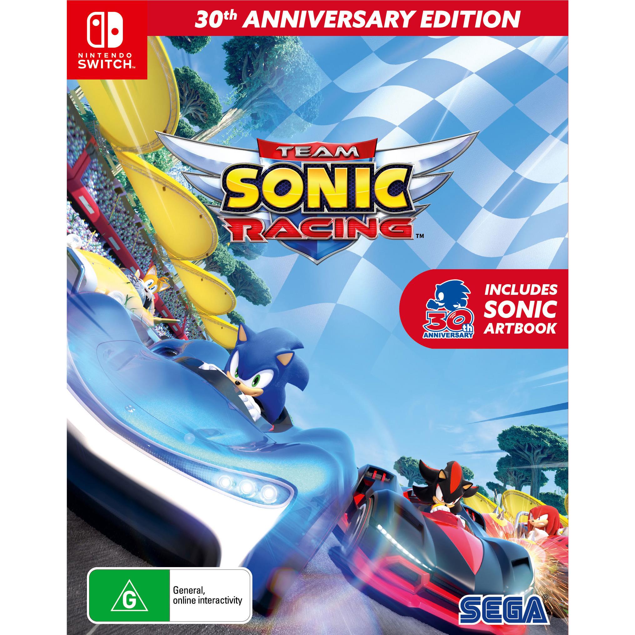 team sonic racing 30th anniversary edition